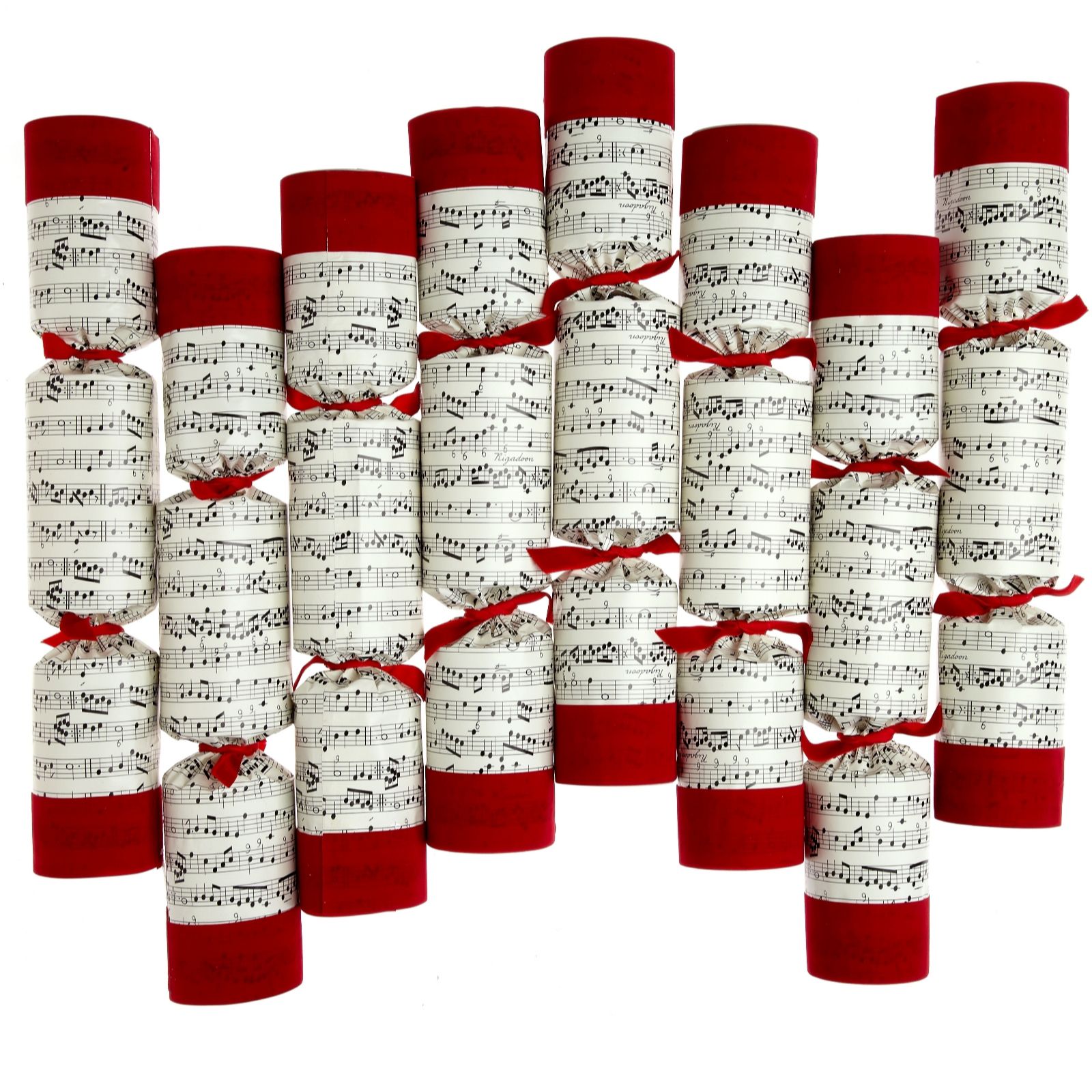 Set of 8 Handbell Choir Christmas Crackers QVC UK