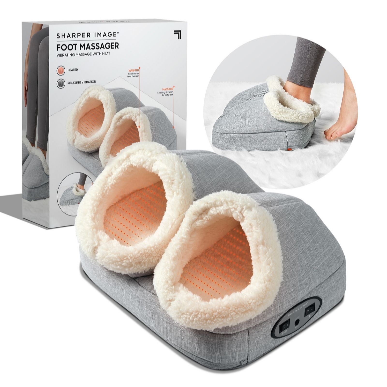  Sharper Image Heated Foot Massager