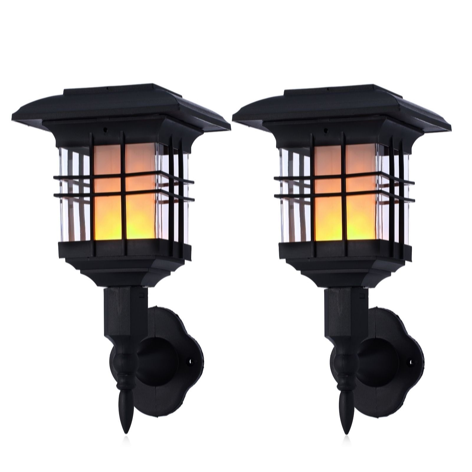 Outlet Flourish Solar Flame Light (Set of 2)