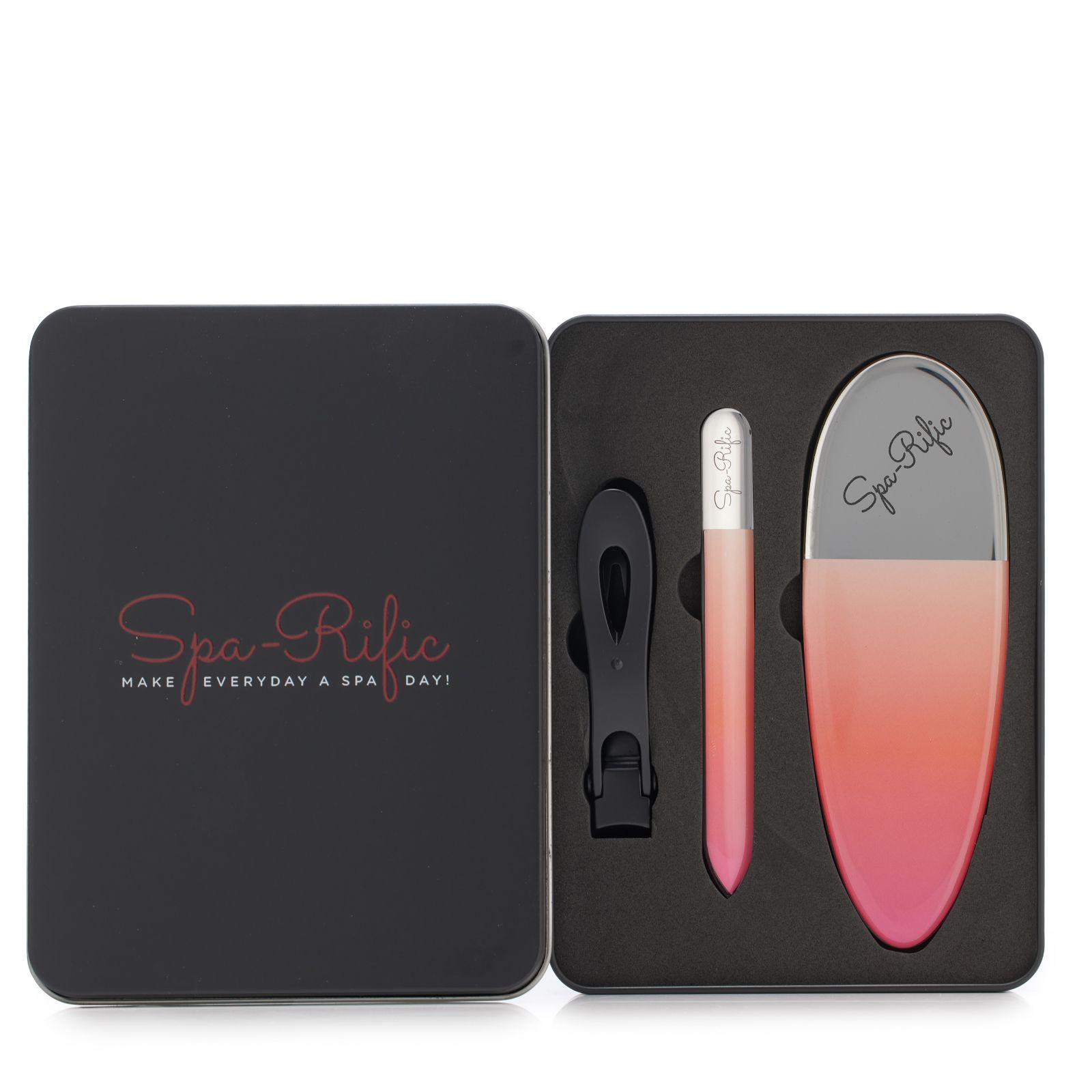 Spa-Rific Nail Clipper & Nano Laser Glass Nail File Set