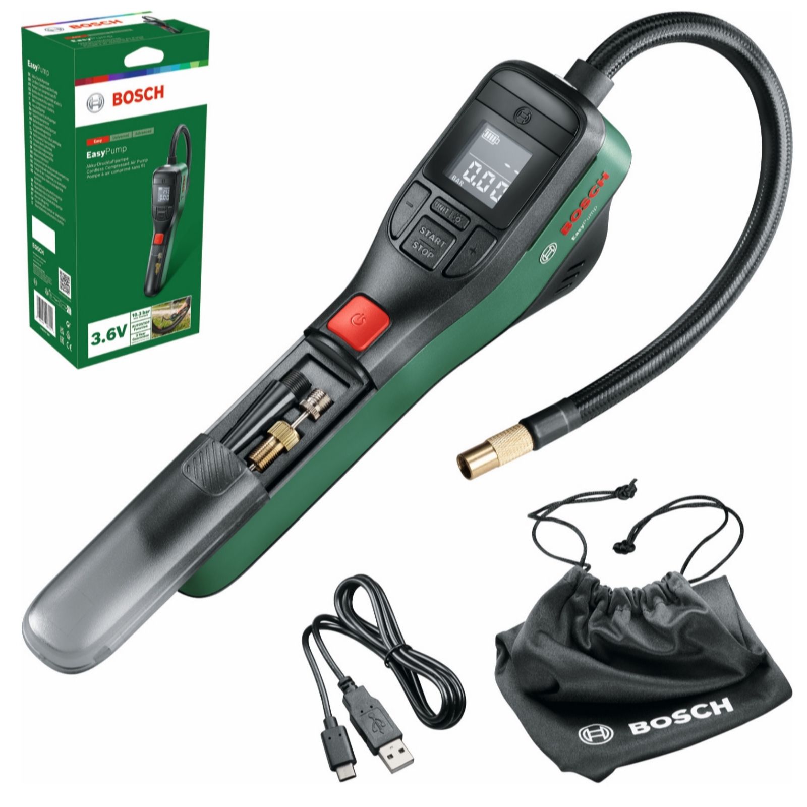 Bosch Easy Pump Digital Air Compressor