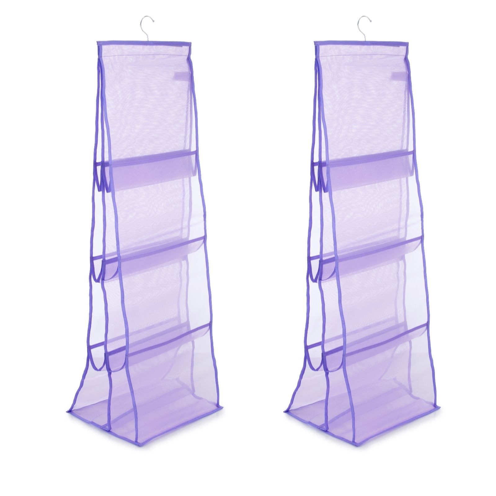 Outlet Organised Options Set of 2 Muti Foldable Hanging Organisers