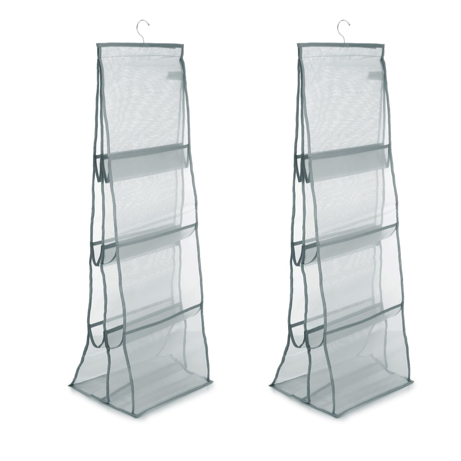 Outlet Organised Options Set of 2 Muti Foldable Hanging Organisers
