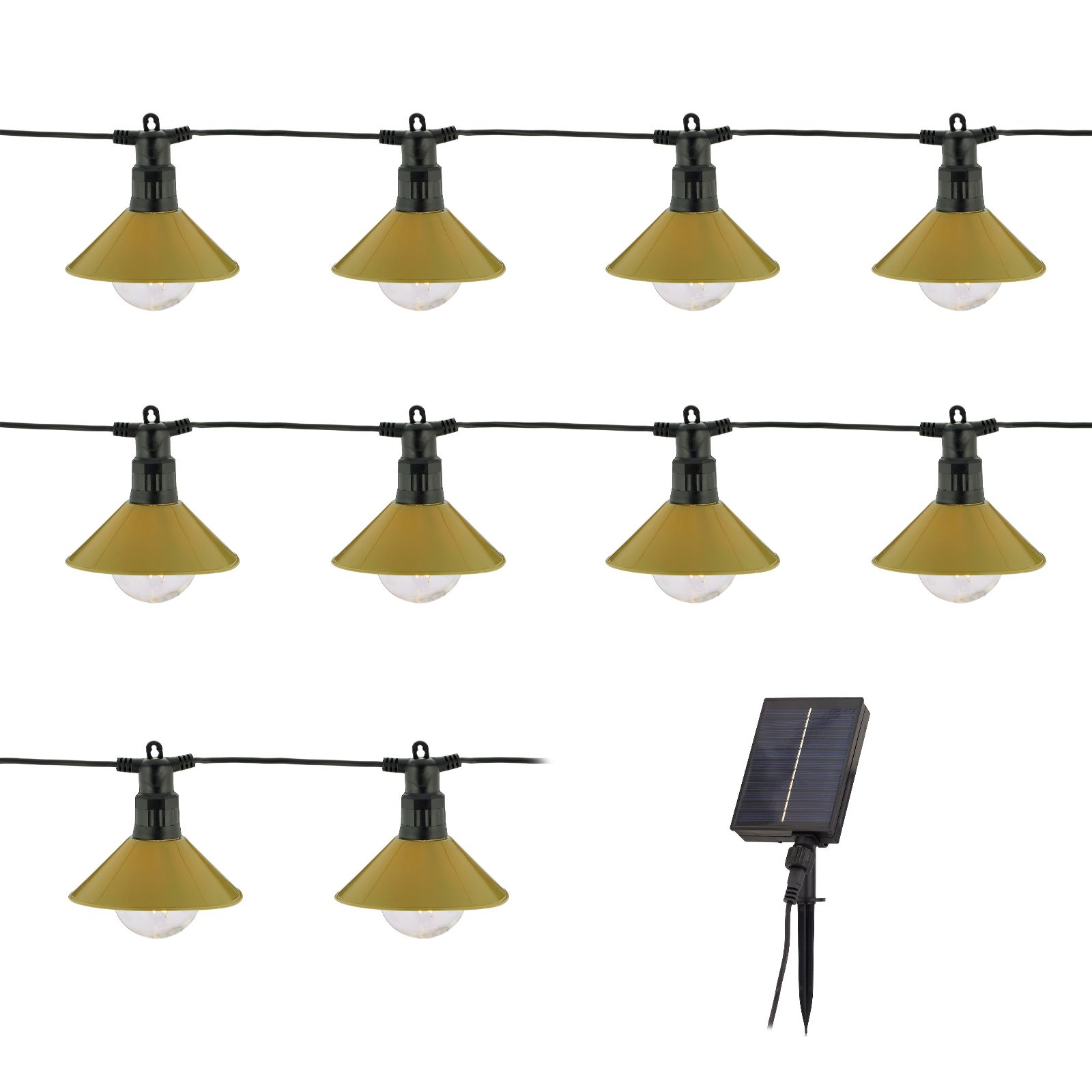 Outlet Garden Stories Studio 70 Set of 10 Solar Lights