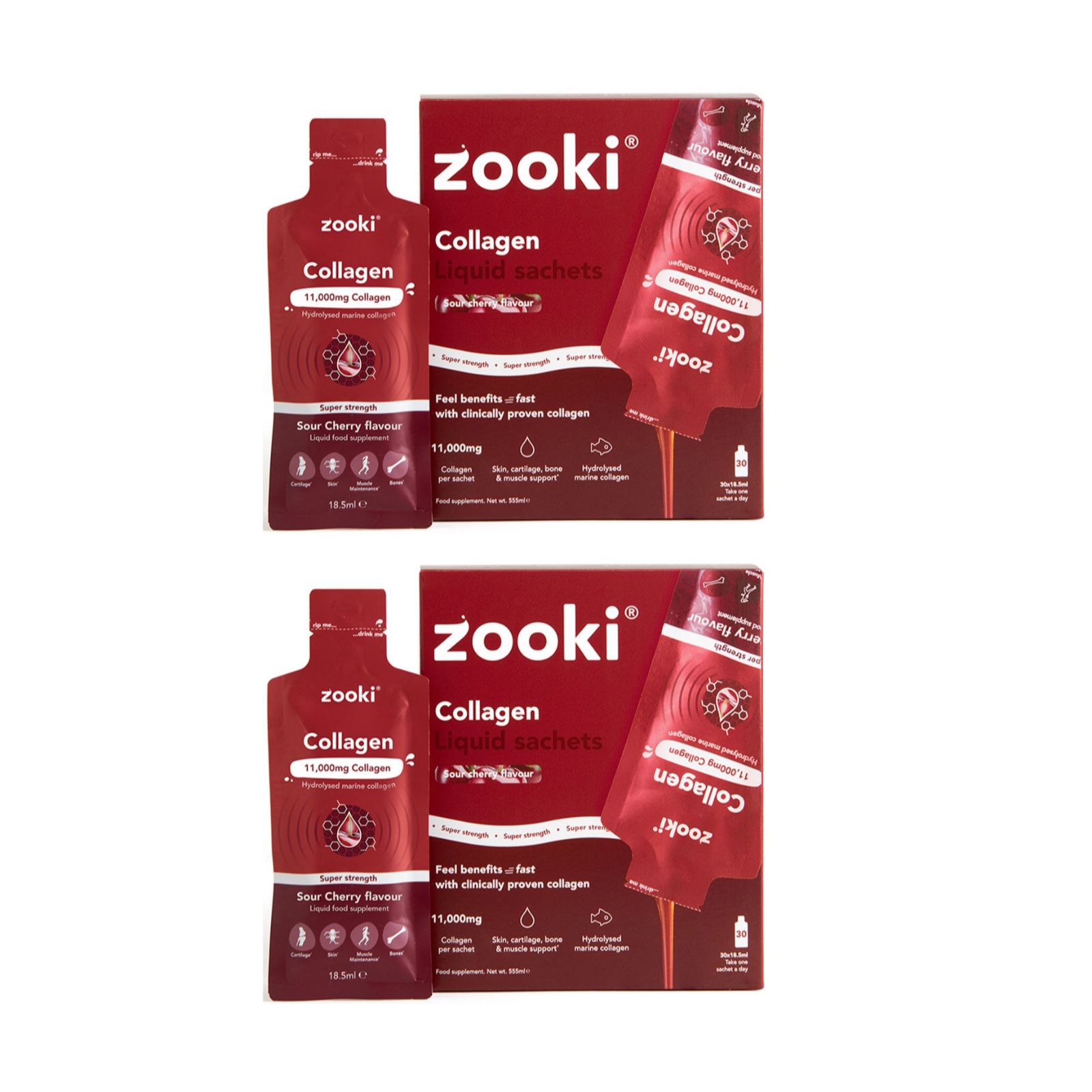 Zooki Super Strength Collagen 11,000mg 2 Month Supply