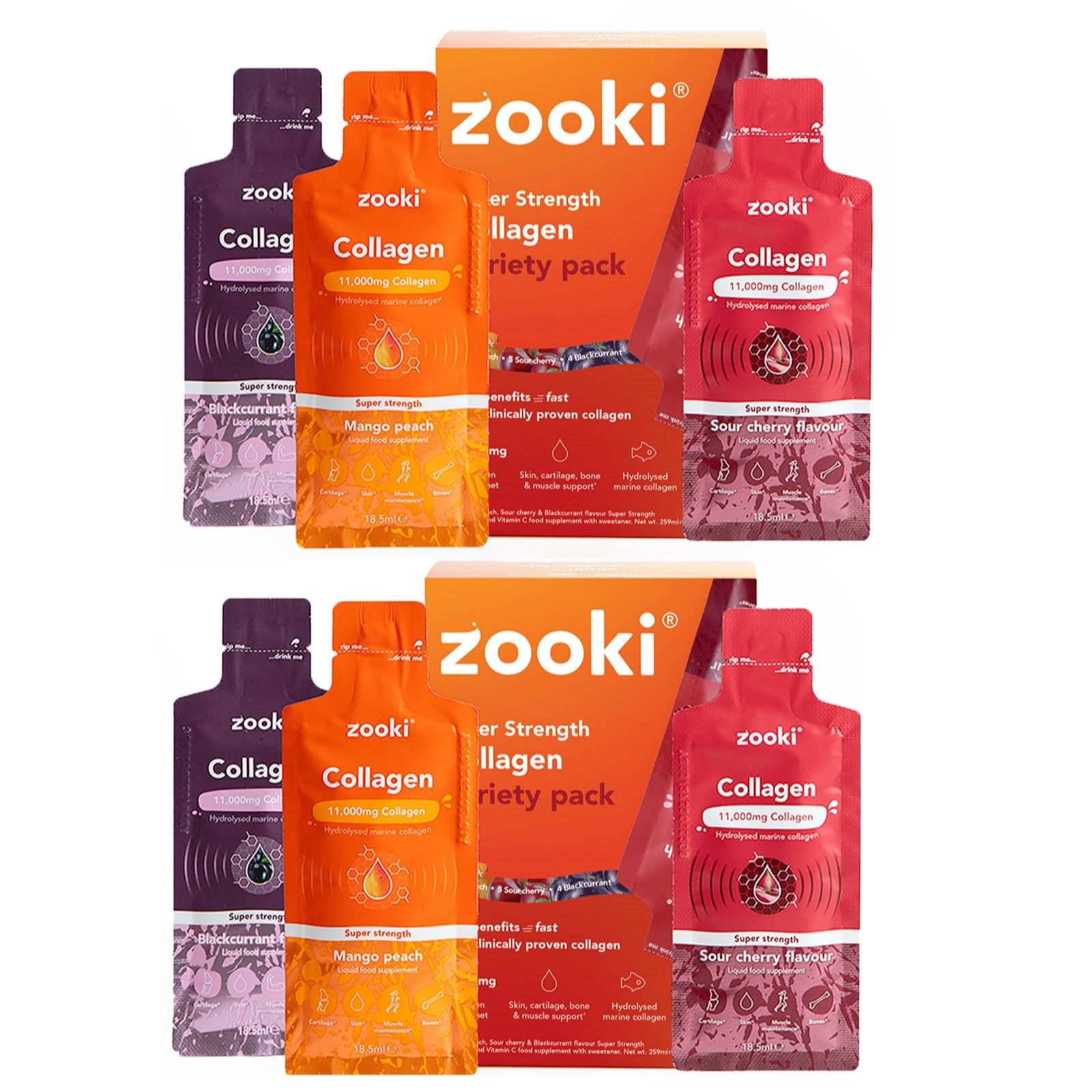Zooki Super Strength Collagen 11,000mg 2 Month Supply