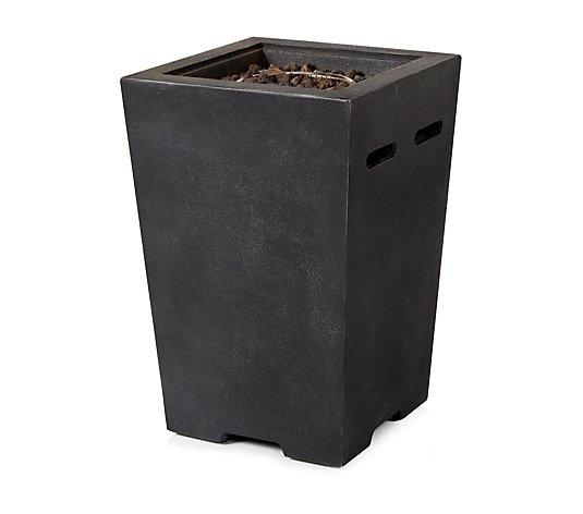 Innovators Square Tapered Firepit with Hidden Gas Compartment