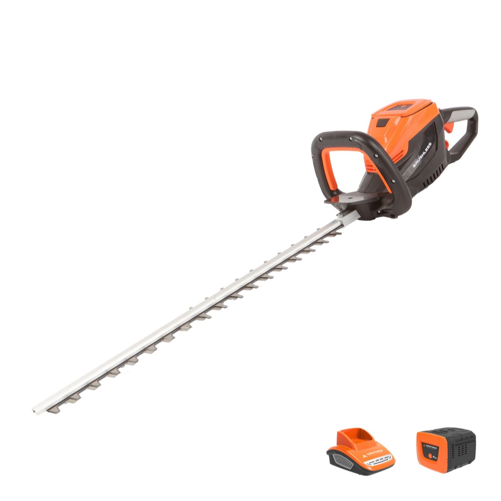 Yard Force 40v Cordless Hedge Trimmer with 58cm Cutting Length QVC UK