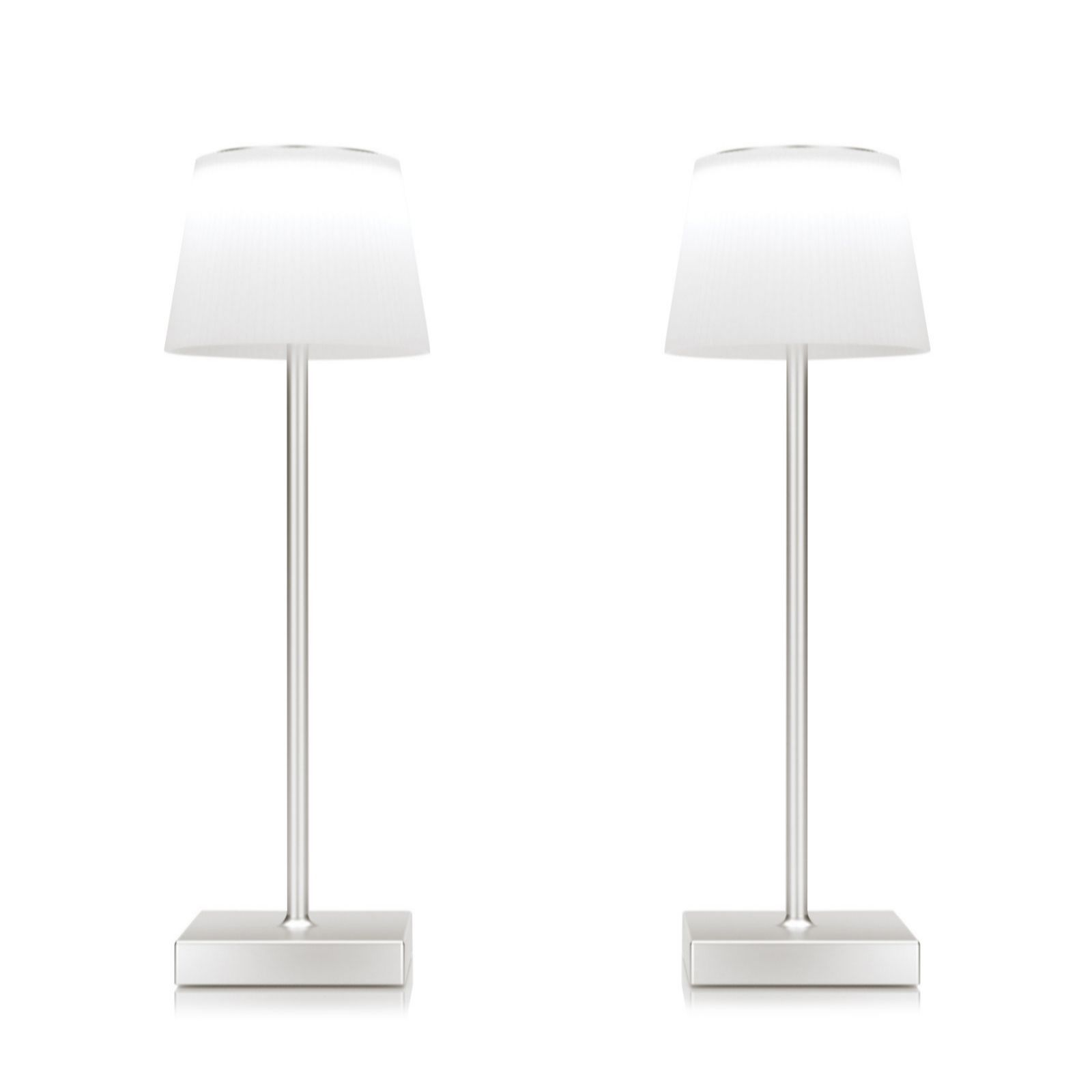 SFIXX Set of 2 2in1 Rechargeable Table Lamp and Wall Lamp