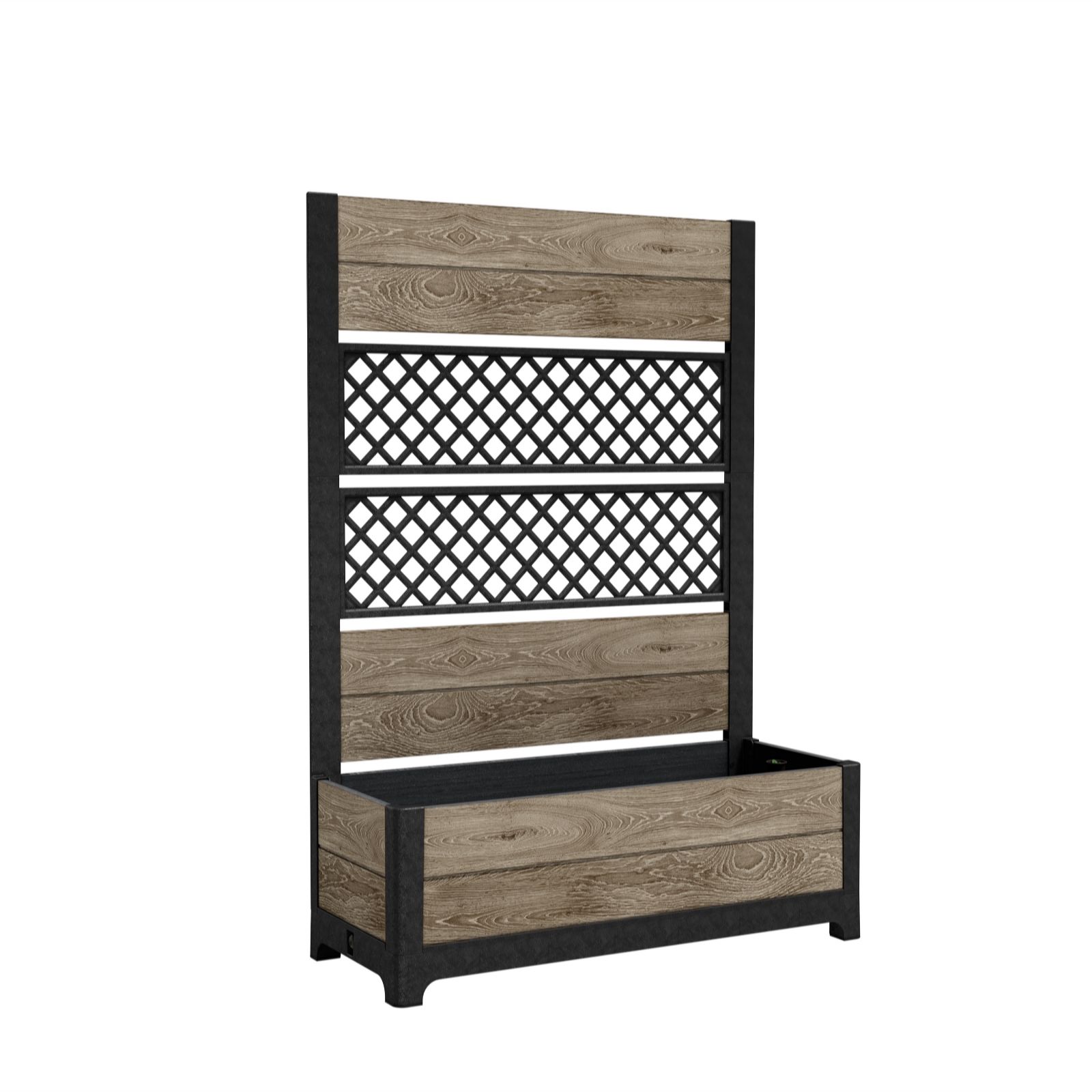 Keter Signature Ashwood Planter with Screening