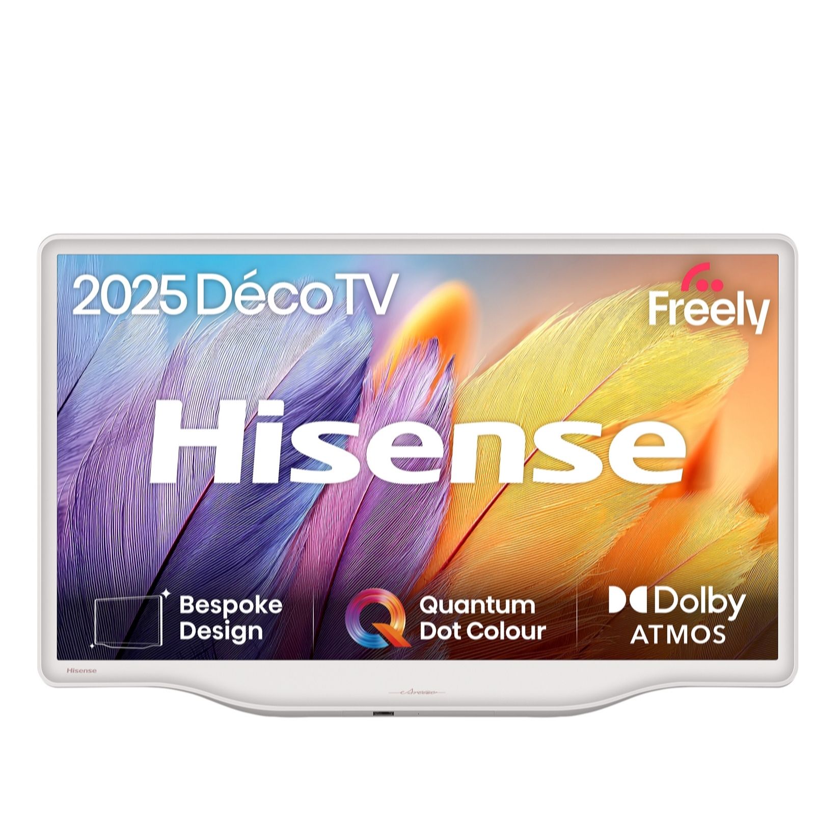 Hisense 32 inch QLED Full HD HDR Smart TV with Freely- 32S5QTUK (White)