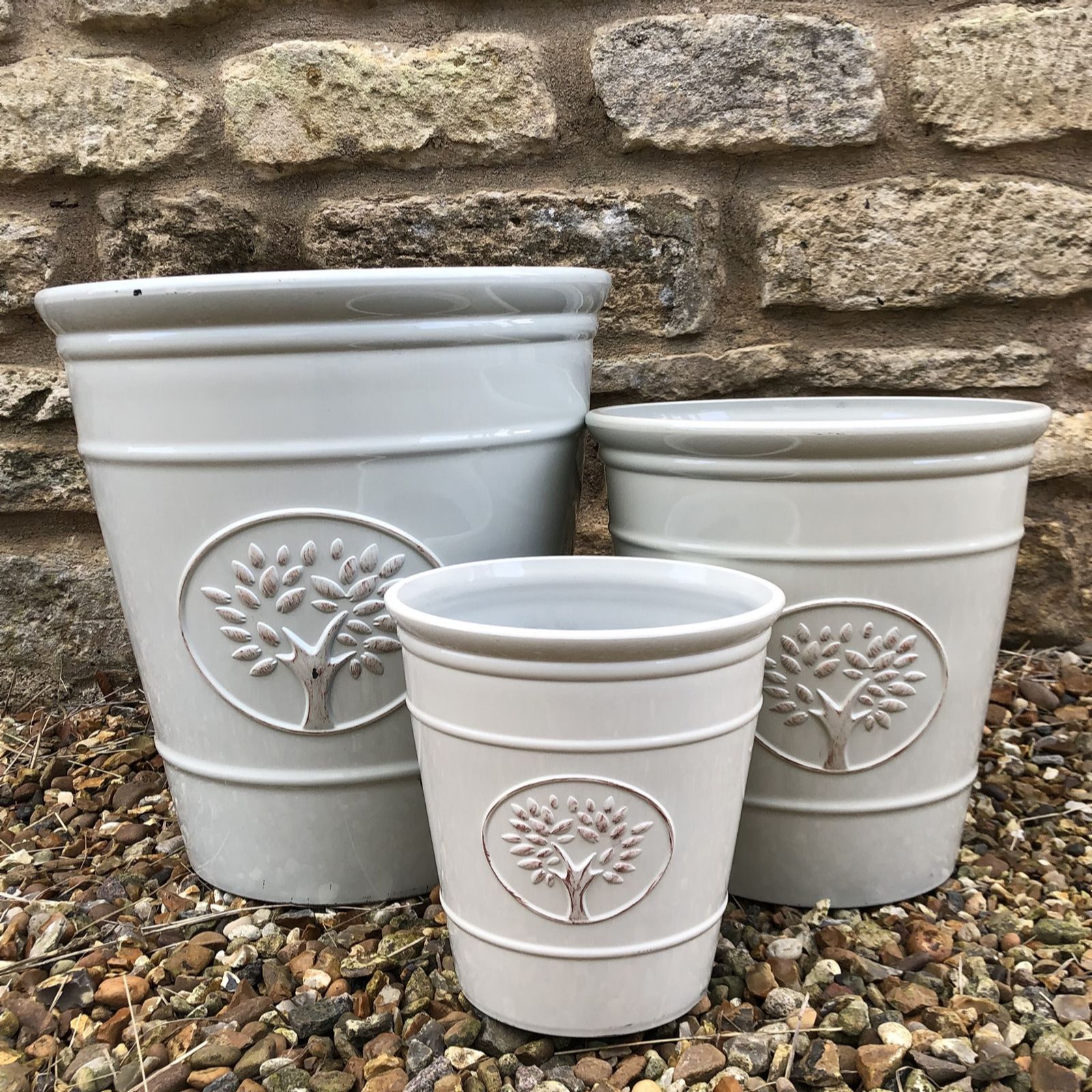 Plants2Gardens Set of Three Caldecott Planters