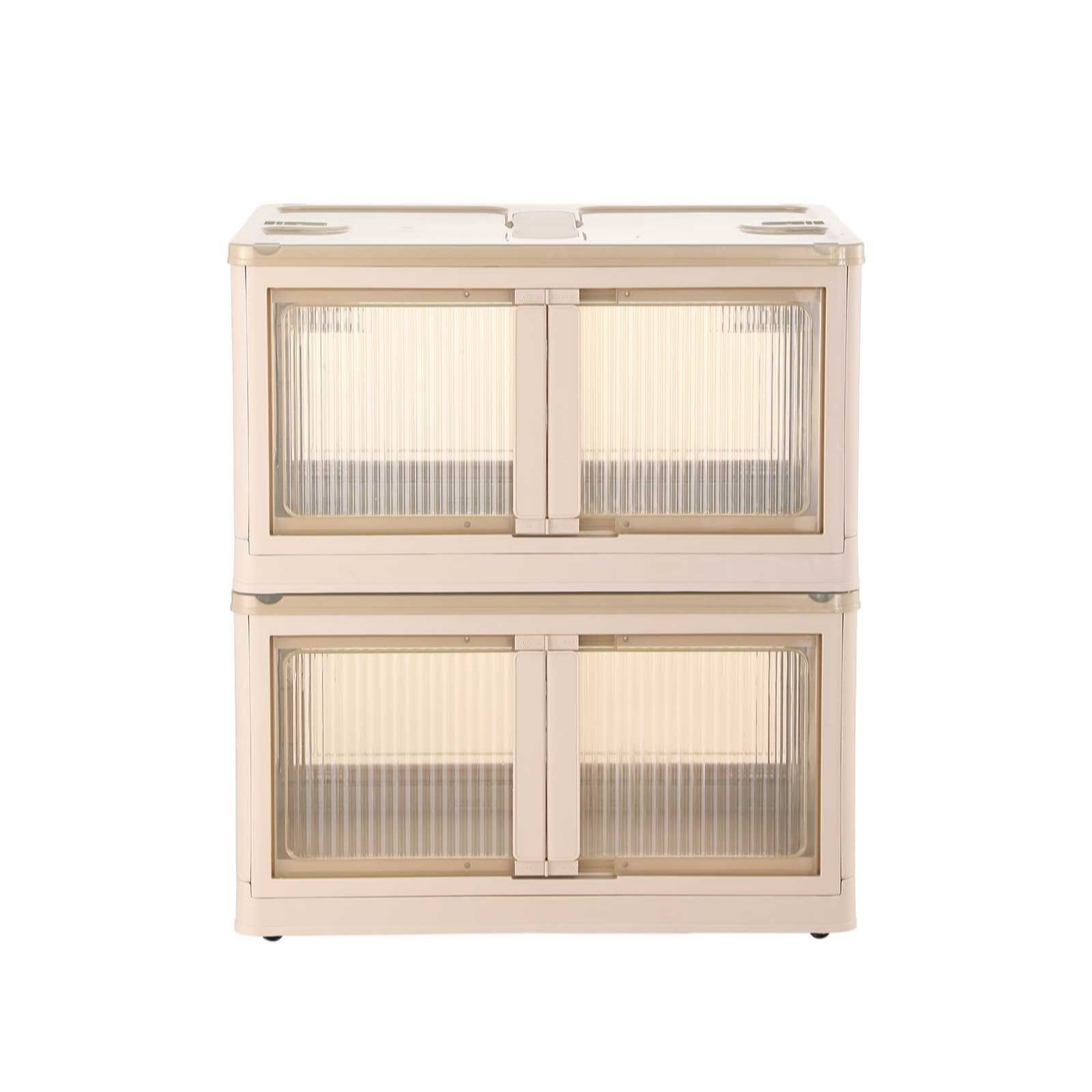 Outlet SiMPLi Set of 2 66L Storage Boxes w/Wheels