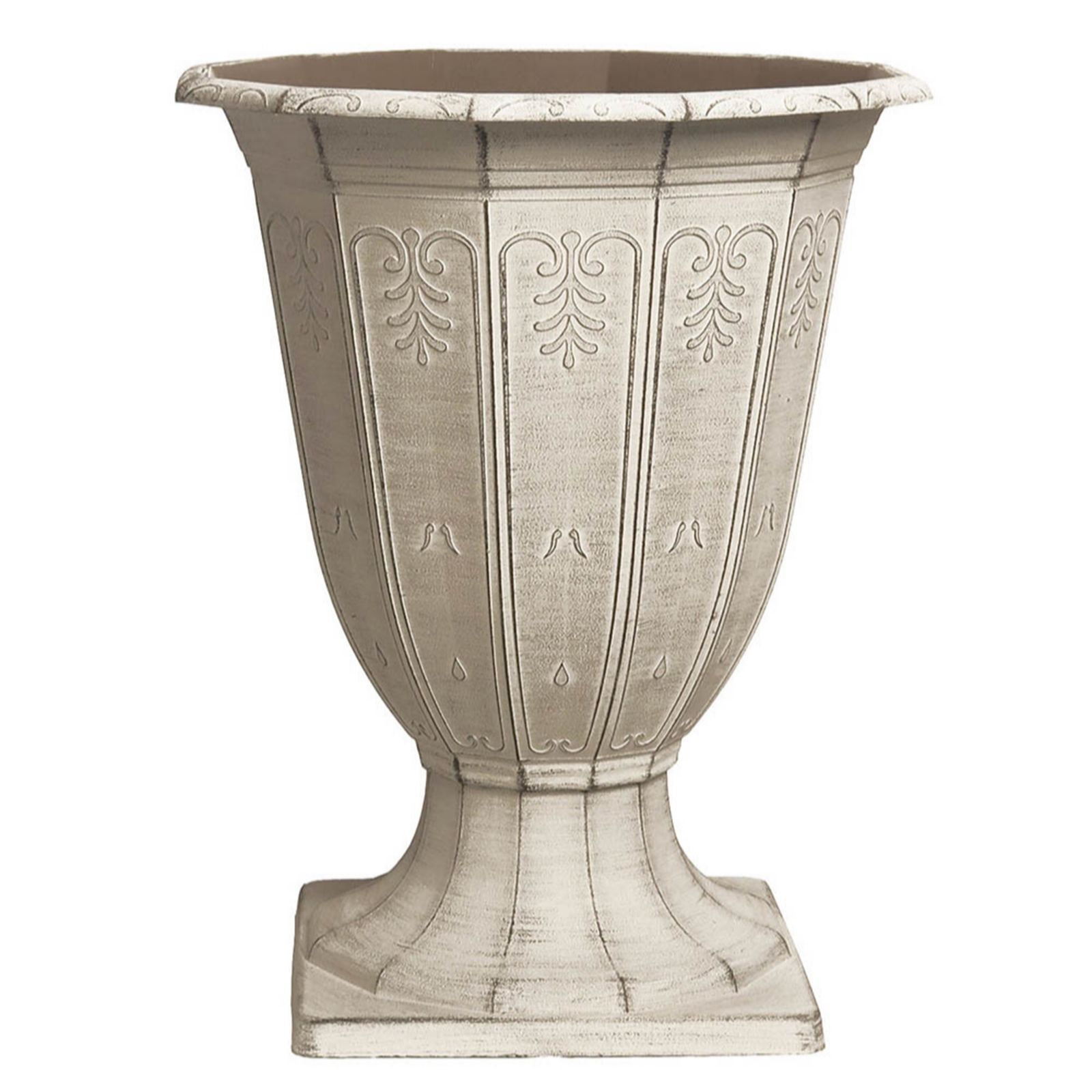 YouGarden Calista 13" Vintage Rust Urn Planter