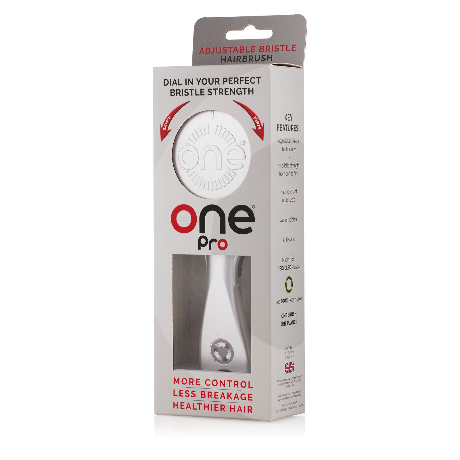 One Brush Pro Metalic Edition Adjustable Hairbrush