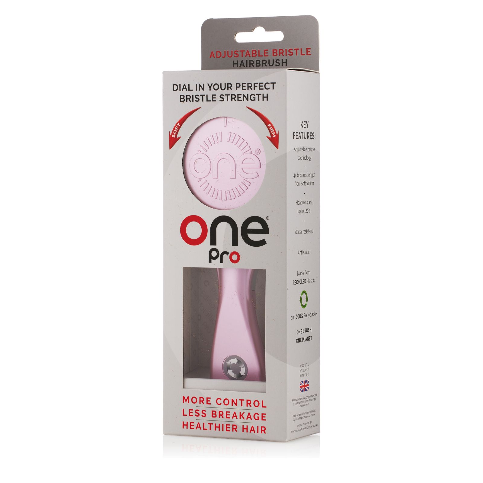 One Brush Pro Metalic Edition Adjustable Hairbrush