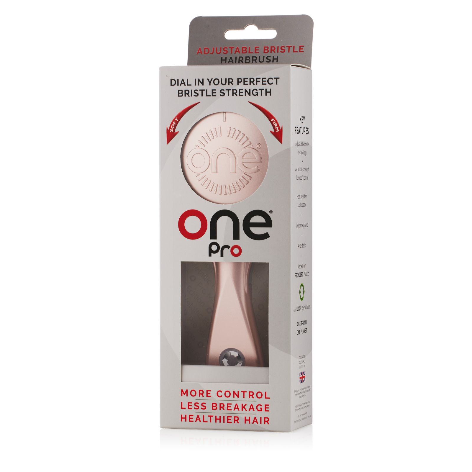 One Brush Pro Metalic Edition Adjustable Hairbrush