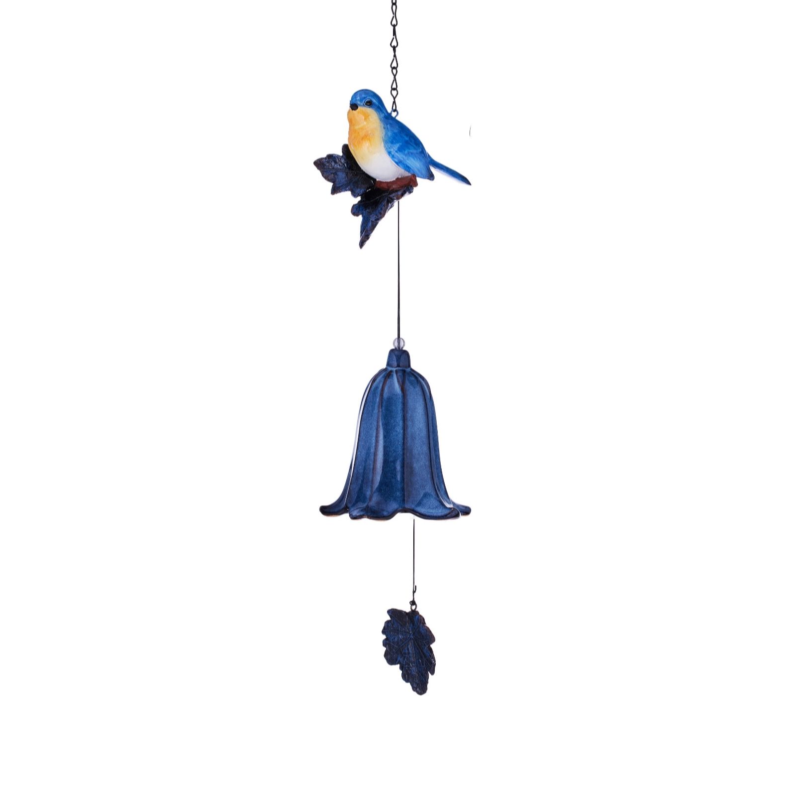 Outlet Garden Stories Bluebird Bell Hanging Ornament
