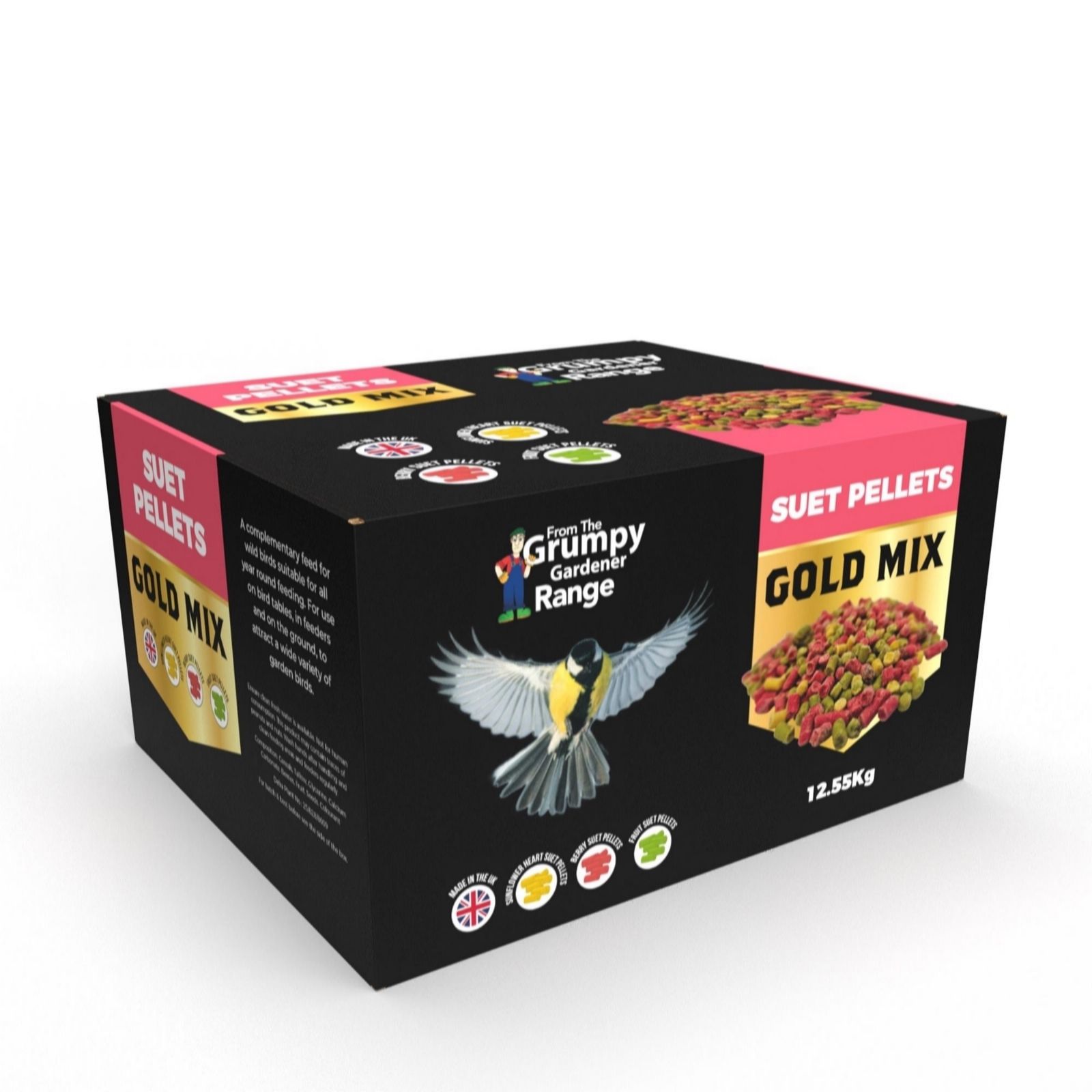 Grumpy Gardener 12.55kg Suet Pellets