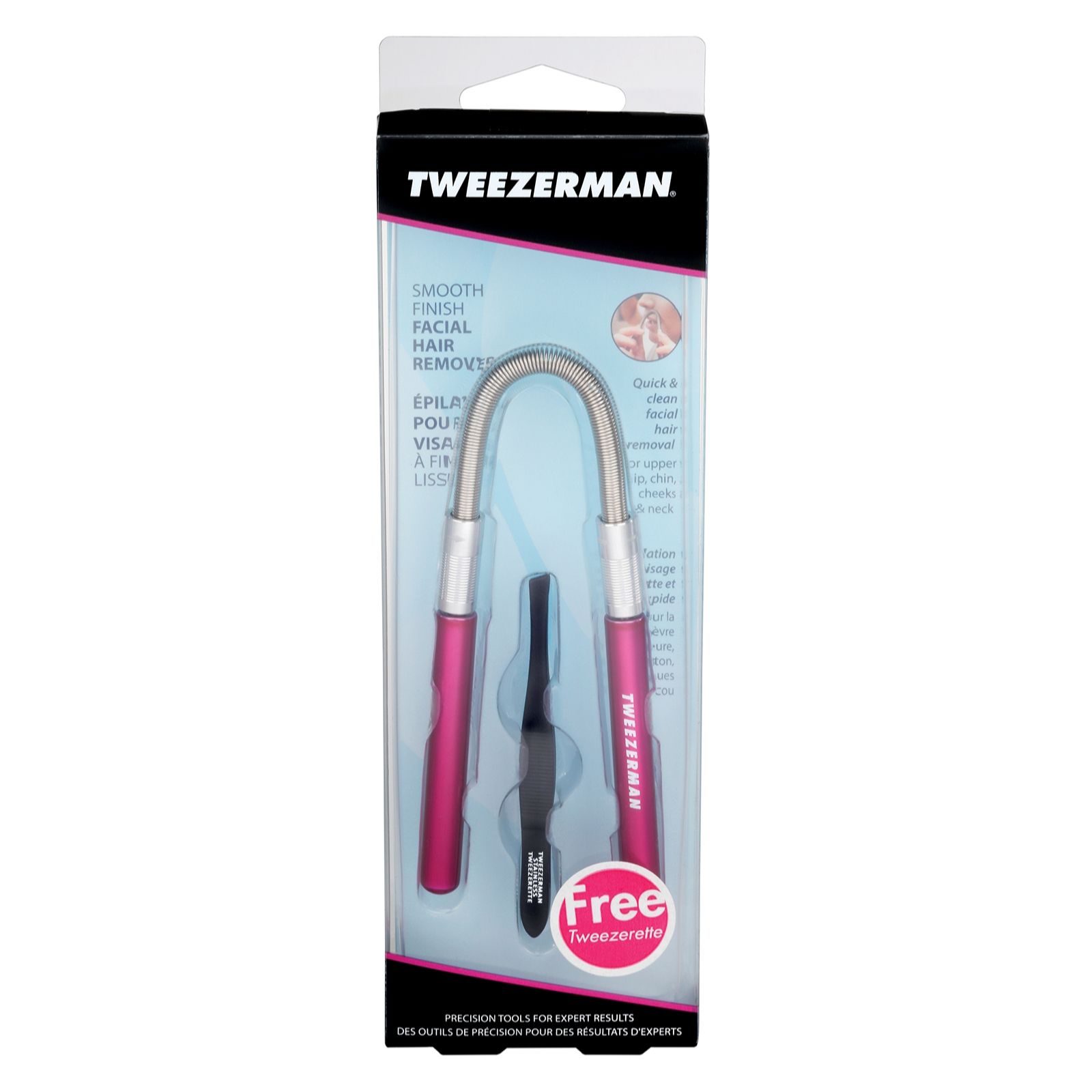 Tweezerman Facial Hair Removal Tool with Tweezer QVC UK