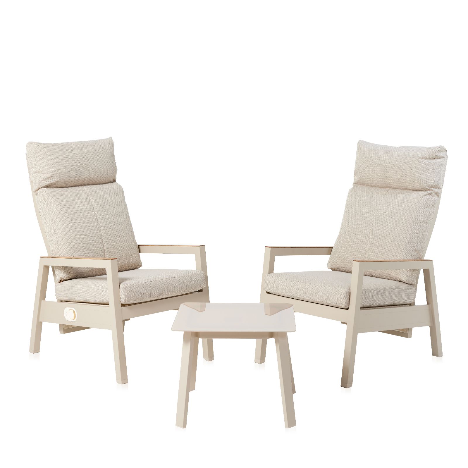 My Garden Stories All Season 2 Reclining Chairs & Table Bistro Set