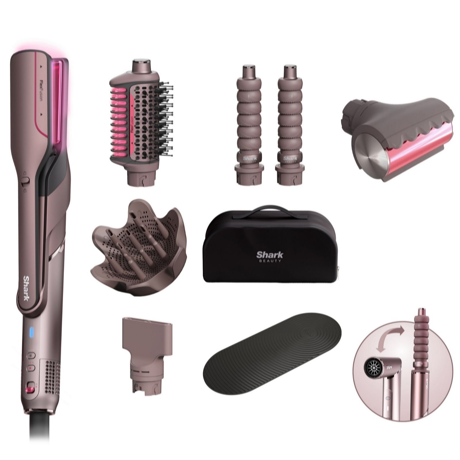 Outlet Shark FlexFusion 6-in-1 Air Styler Dryer Ceramic Straightener