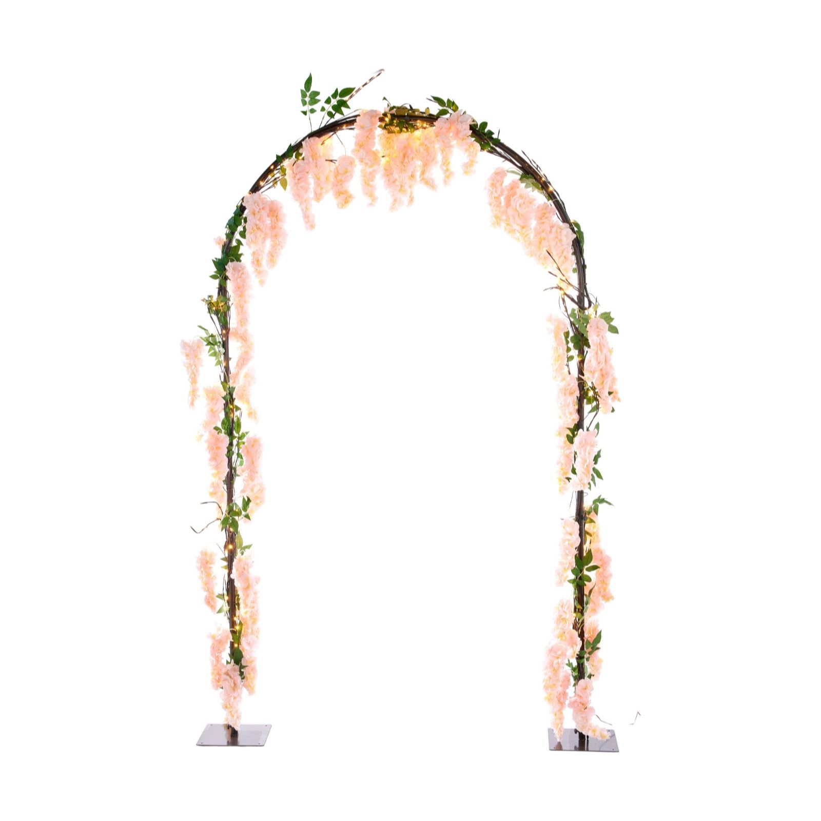 Garden Reflections Pre lit Faux Wisteria Arch