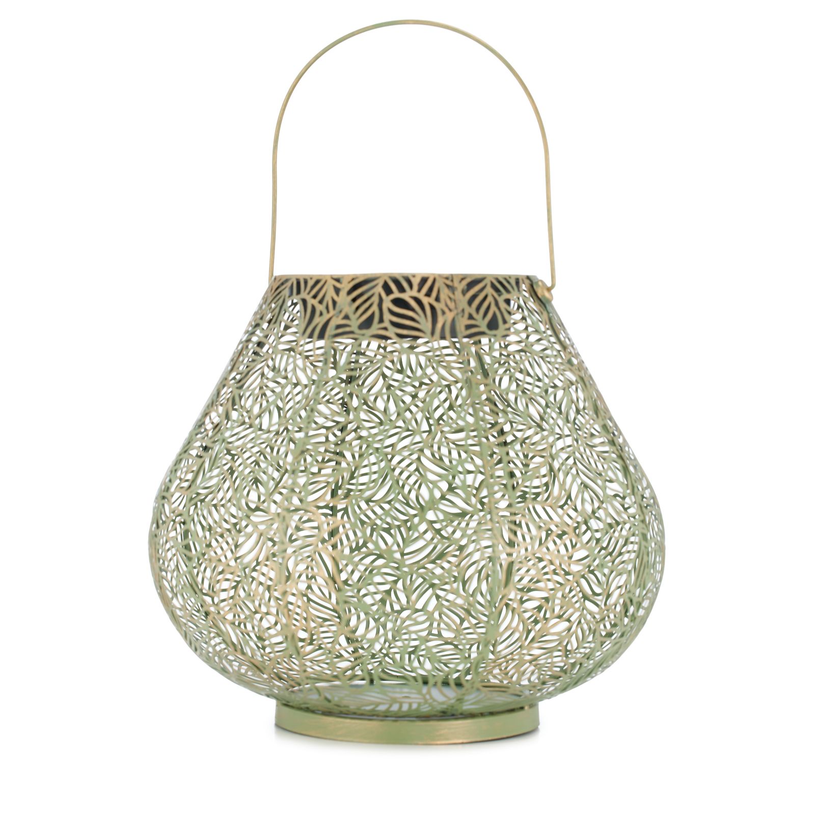 Garden Reflections 28cm Fretwork Solar Lantern
