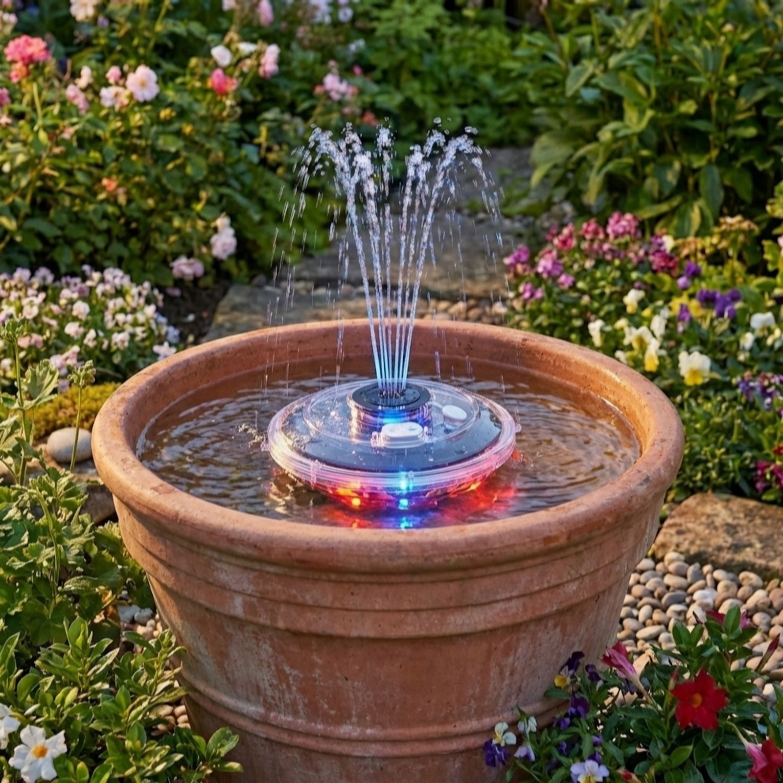 Outlet SFIXX Rechargeable Light Show Water Fountain