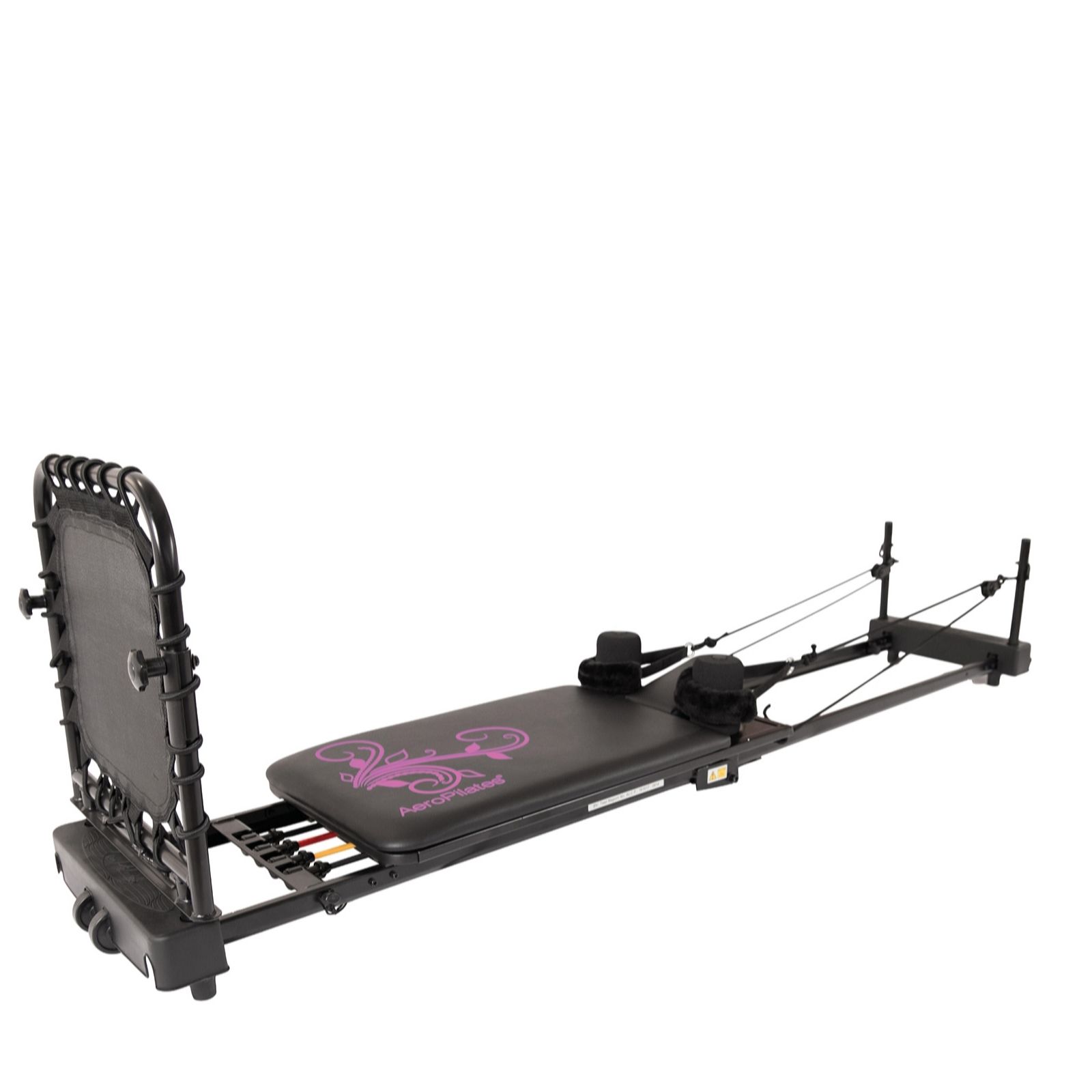 AeroPilates 4 Cord Reformer with Shoulder Pads & Flared Foot Bar