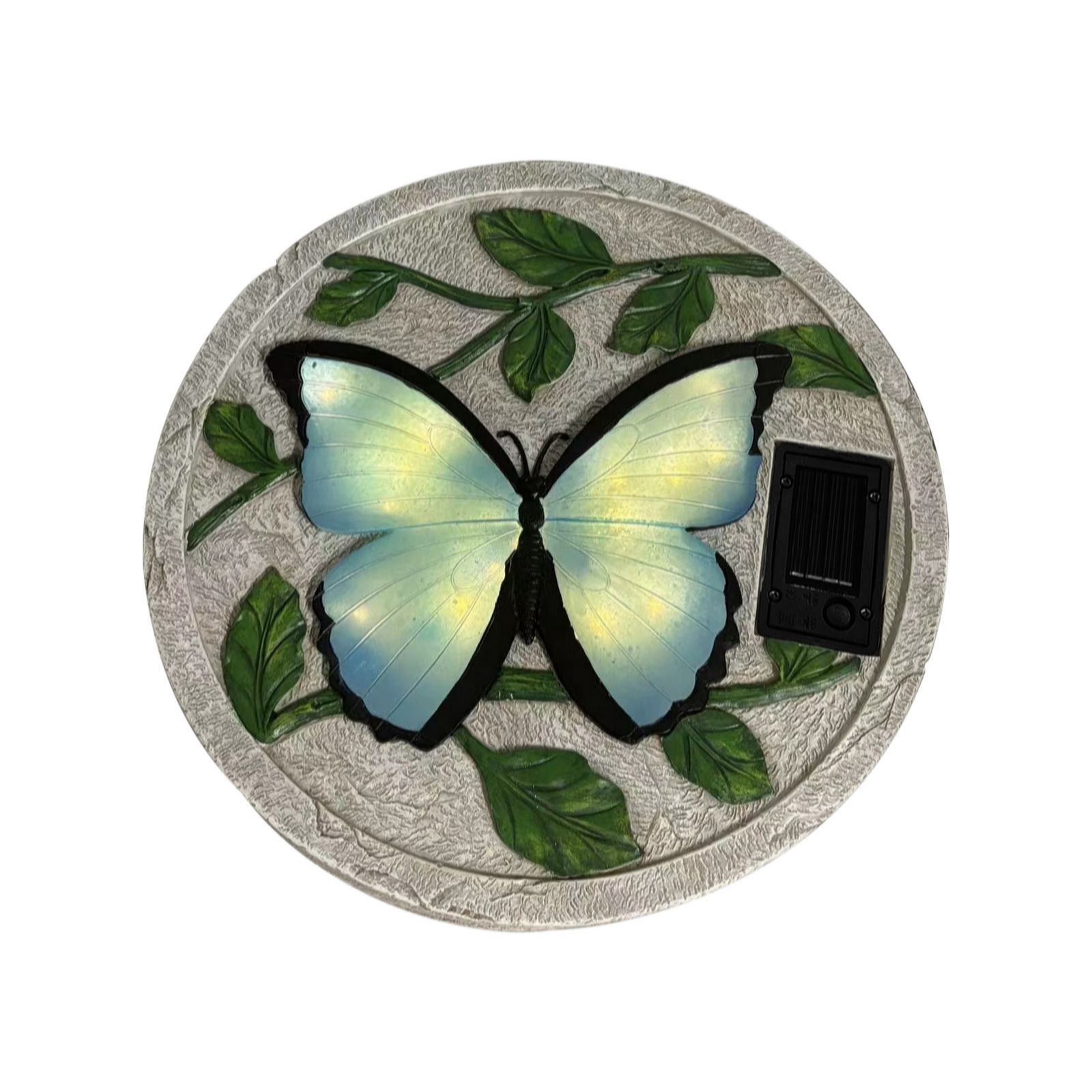 Outlet Garden reflections Set of 2 Solar Decorative Plaques