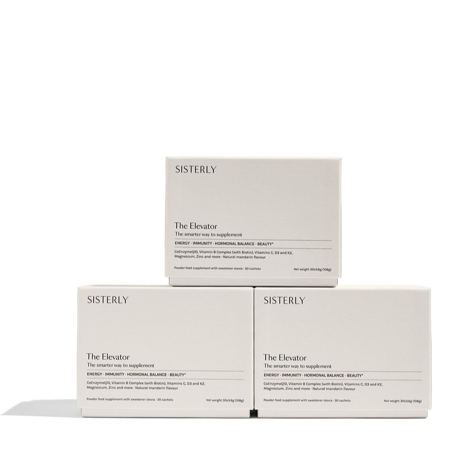 Sisterly The Elevator Multivitamin Powder for Women 3 Month Supply