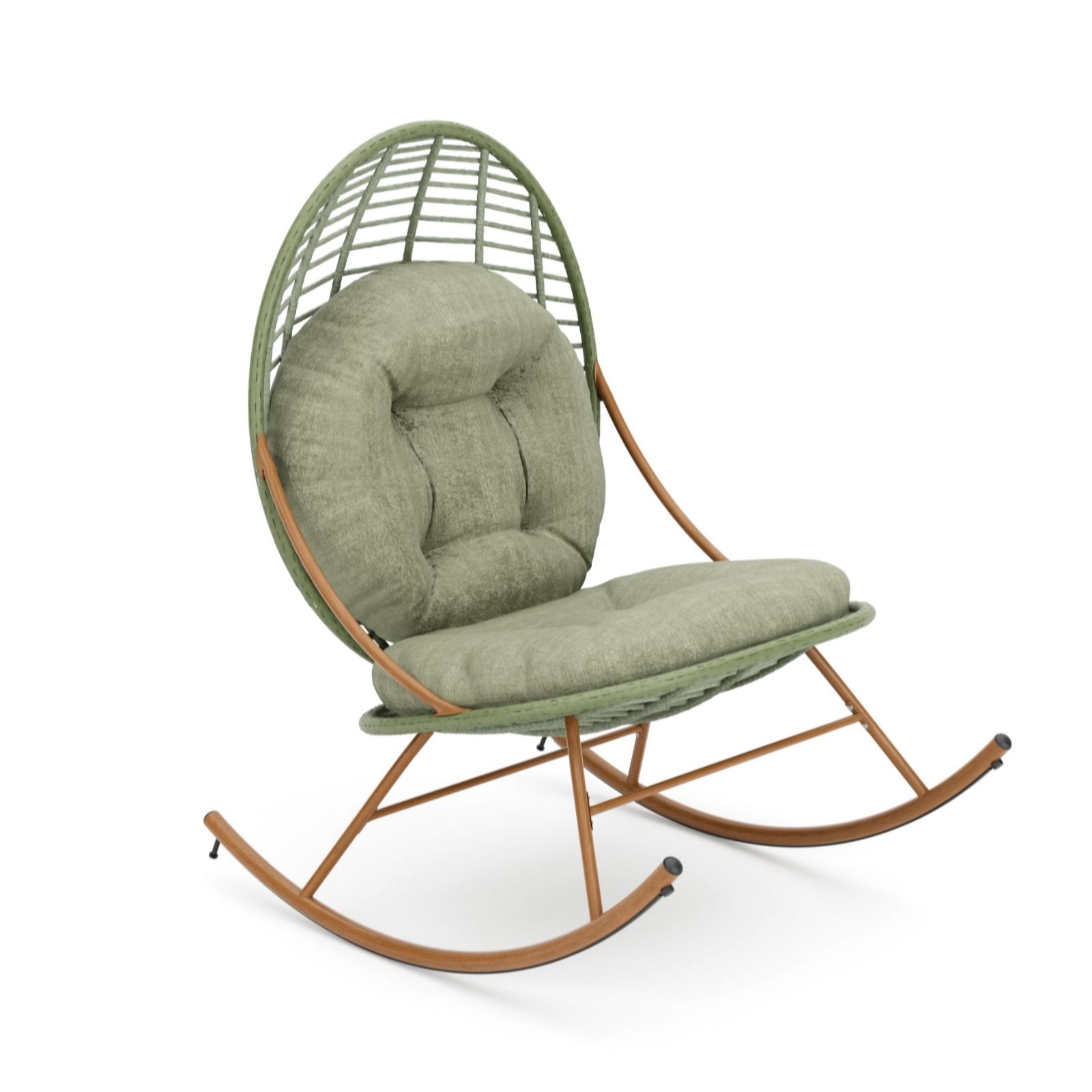 Outlet Garden Stories Woven Padded Rocker Chair