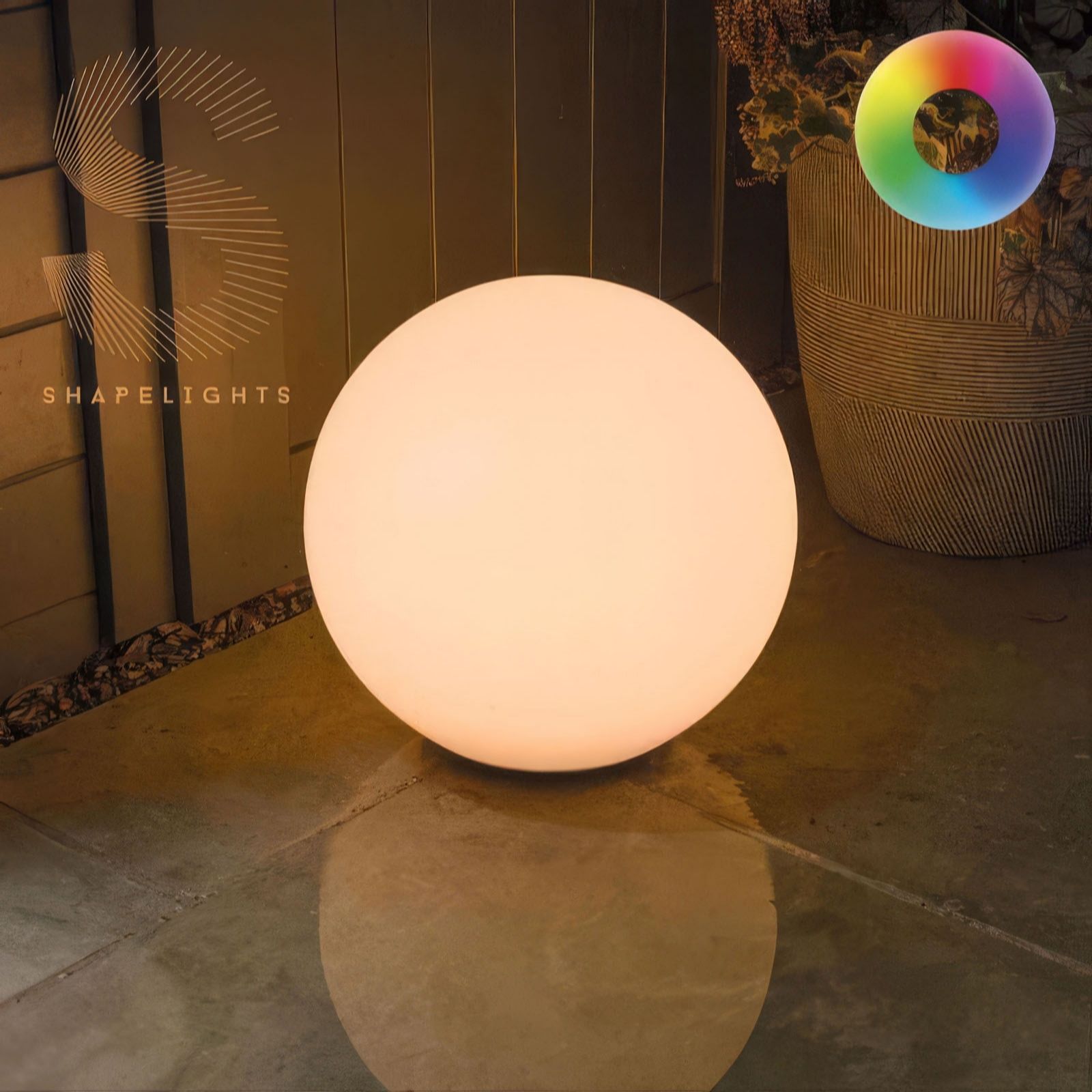 Solar Centre ShapeLights USB Solar Powered Mood Light Sphere