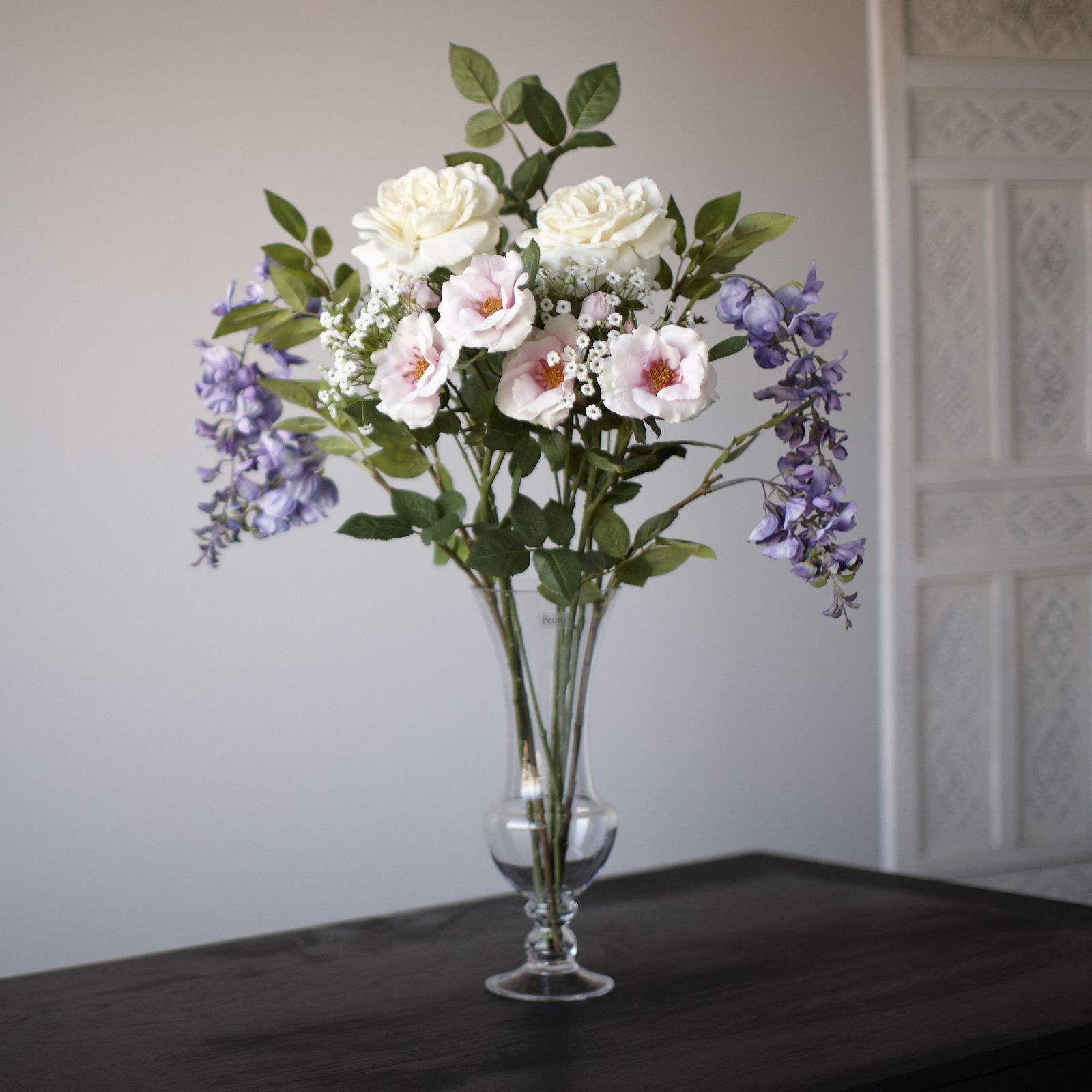 Peony Seasonal Faux Flowers Bouquet - QVC UK