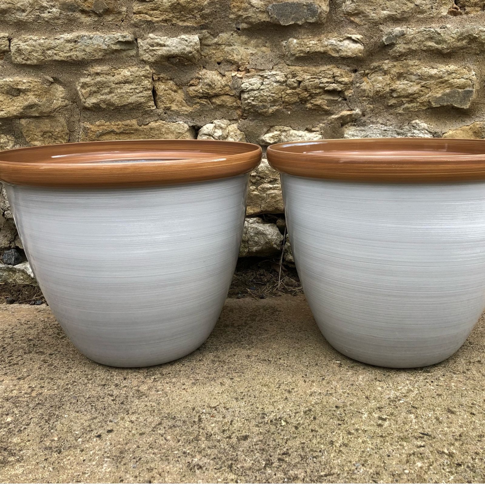 Plants2Gardens Set of 2 40cm Barnwell Planter