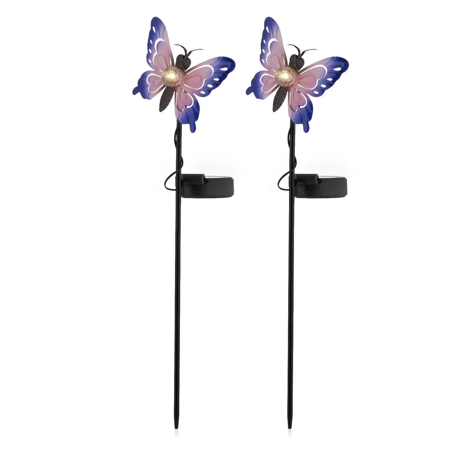 Outlet Garden Stories Set of 3 Solar Pollinator Stake Lights 12cm