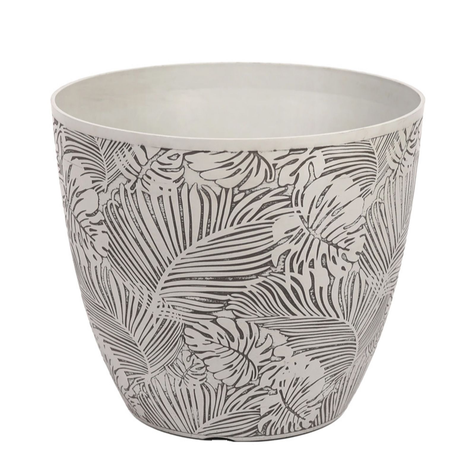 YouGarden Pair of Monstera 13.75" Grey Planters