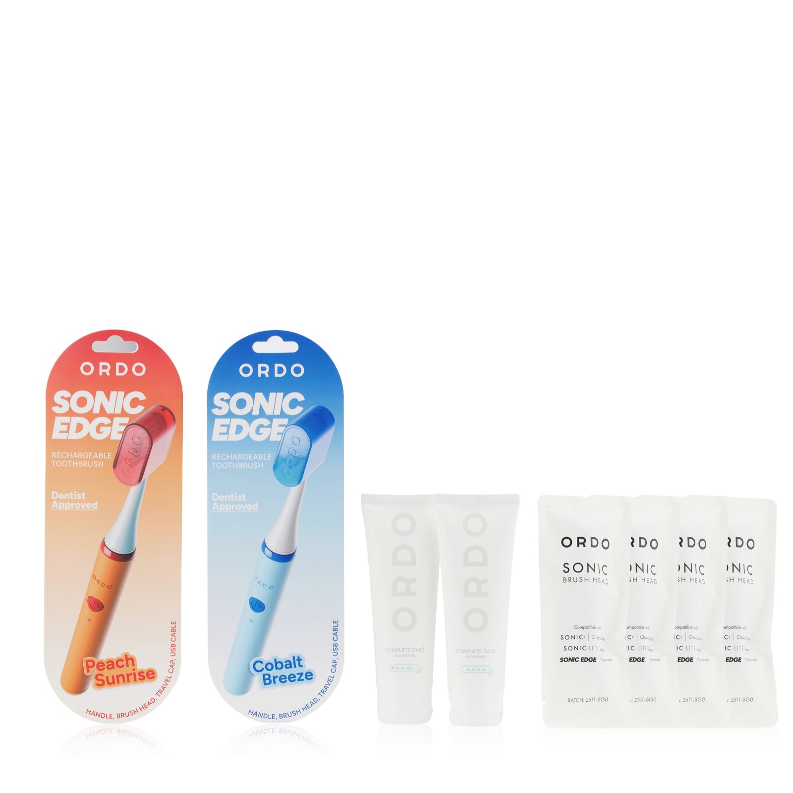 Ordo Sonic Edge Toothbrush Bundle