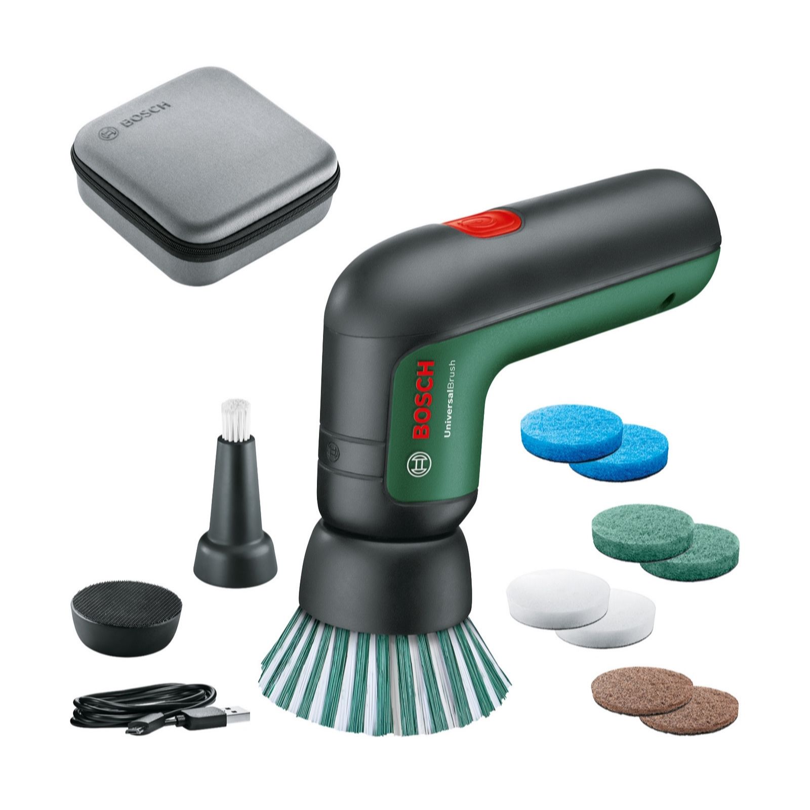 Bosch UniversalBrush Set with Extra Cleaning Brushes & Carry Case