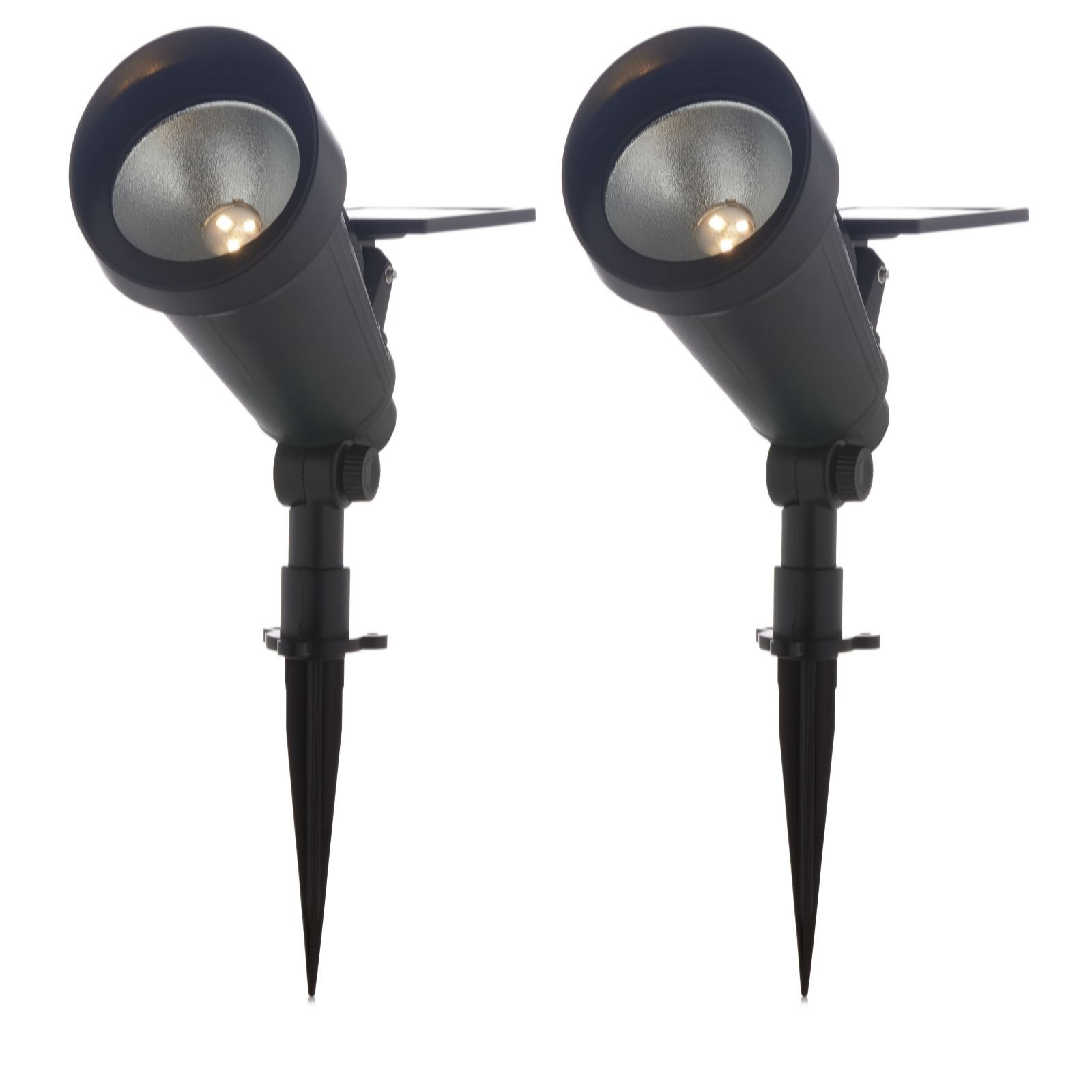 Outlet Garden Reflections 2 x Multi Use and Adjustable Solar Spot Lights