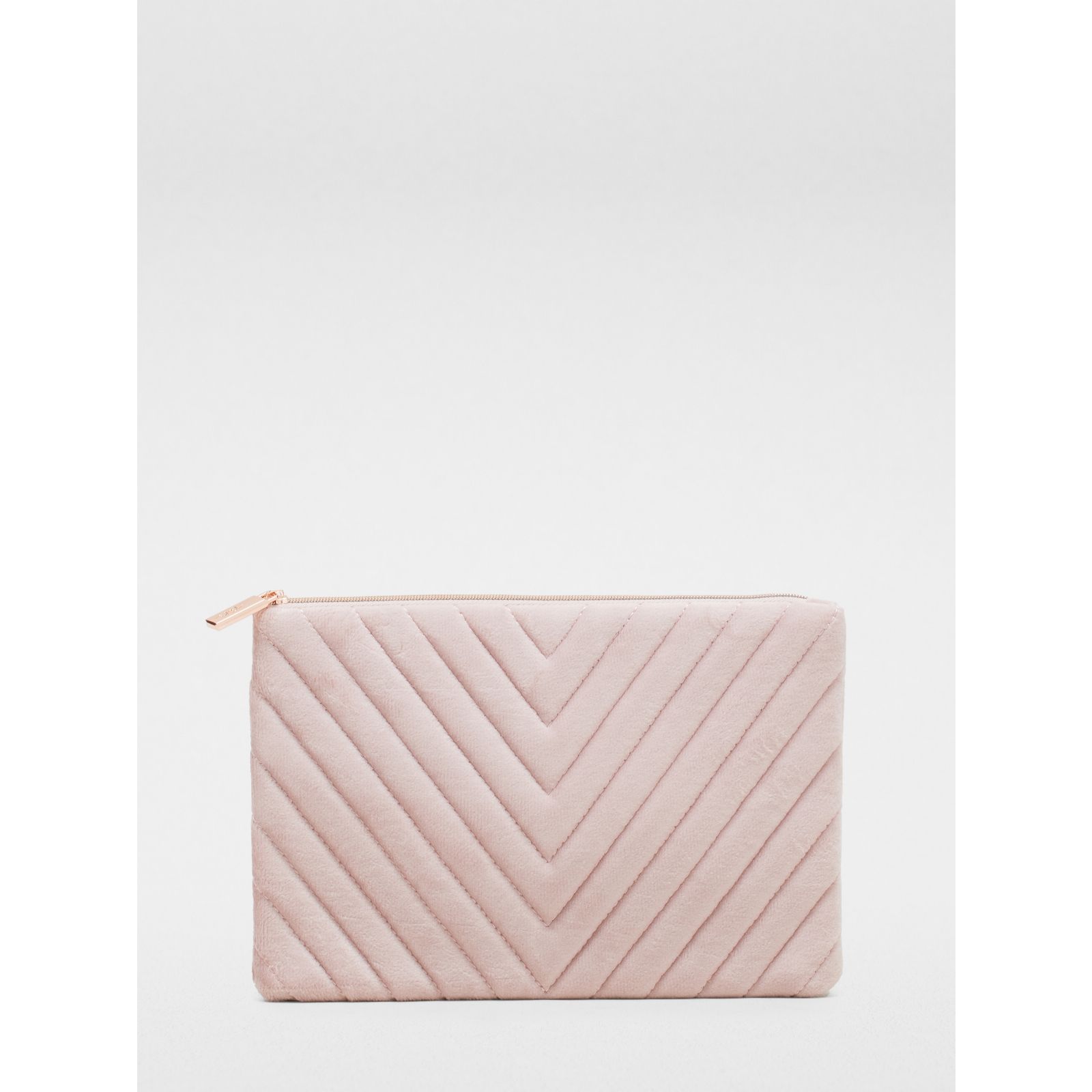 Outlet Tili Set of 2 Quilted Velvet Cosmetic Pouches