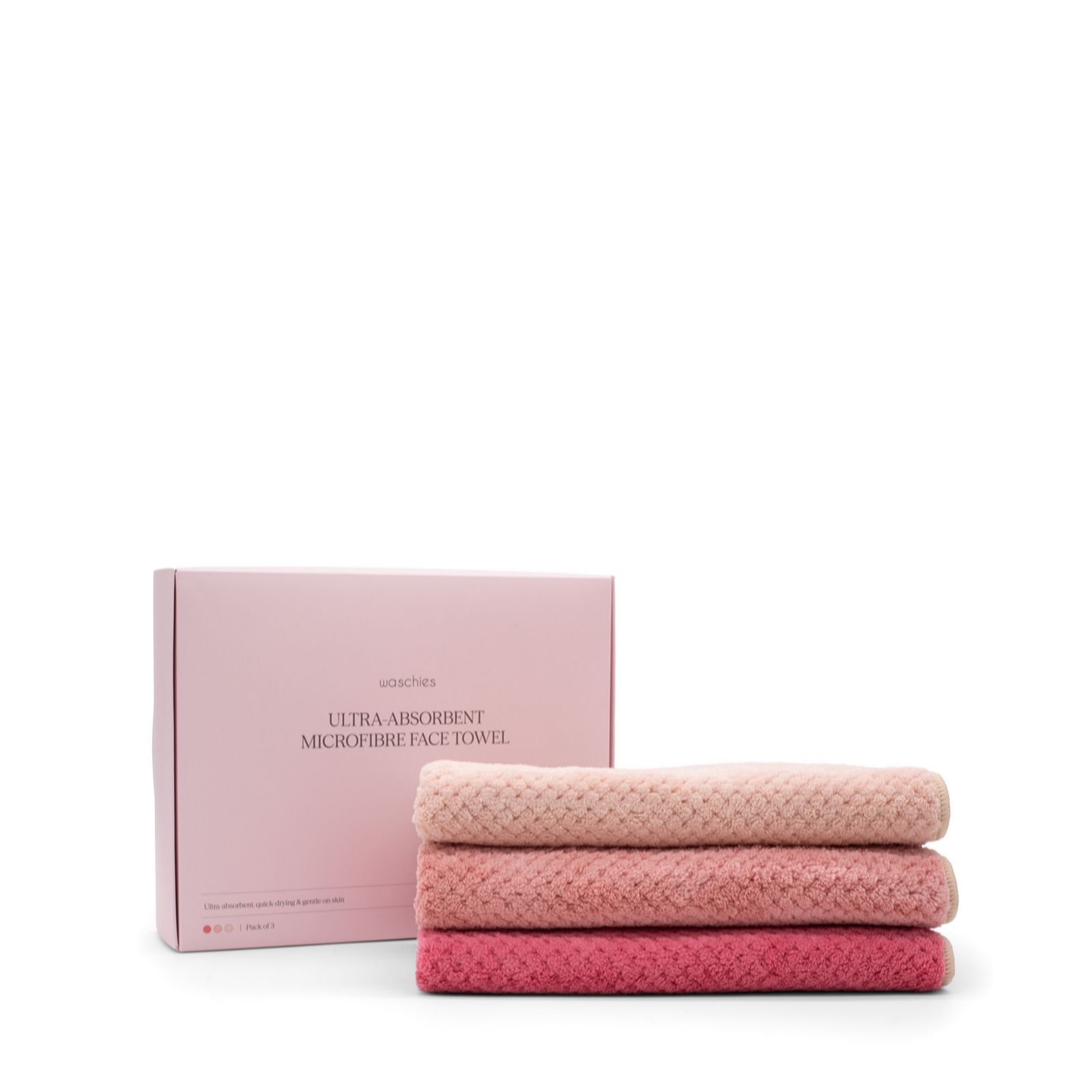 Waschies 3 Piece Face Towels