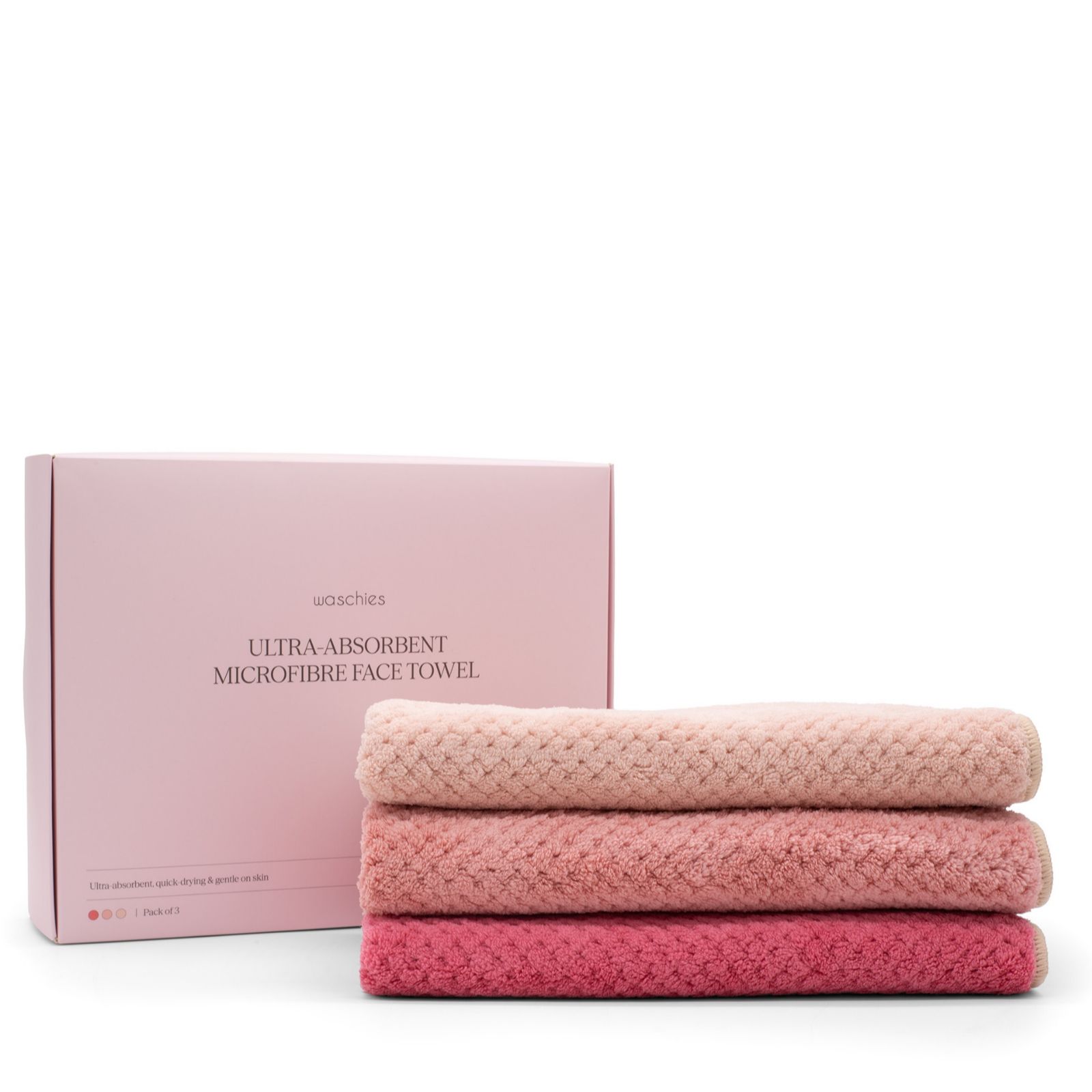 Waschies 3 Piece Face Towels