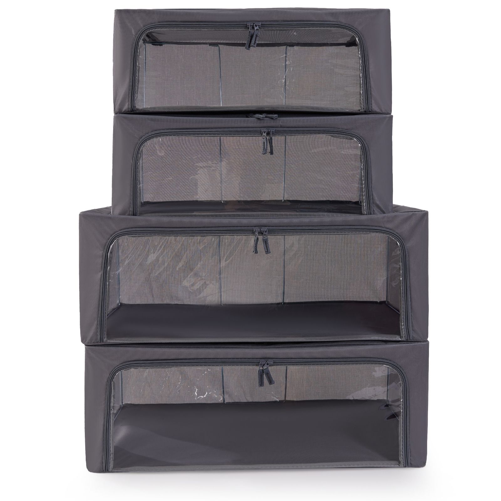 Periea Set of 4 SmartFit Collapsible Storage Boxes