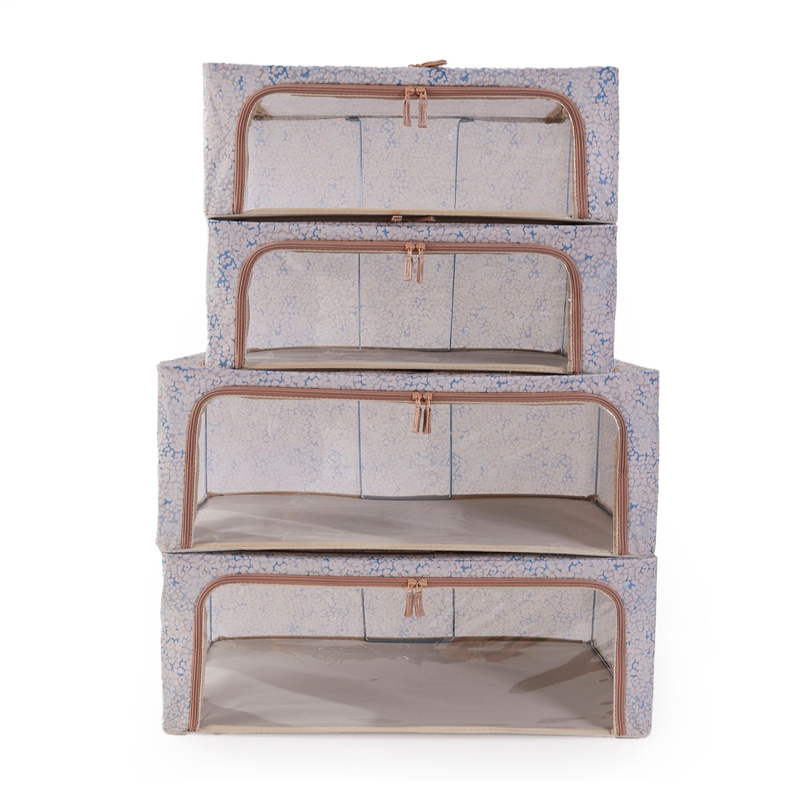 Periea Set of 4 SmartFit Collapsible Storage Boxes