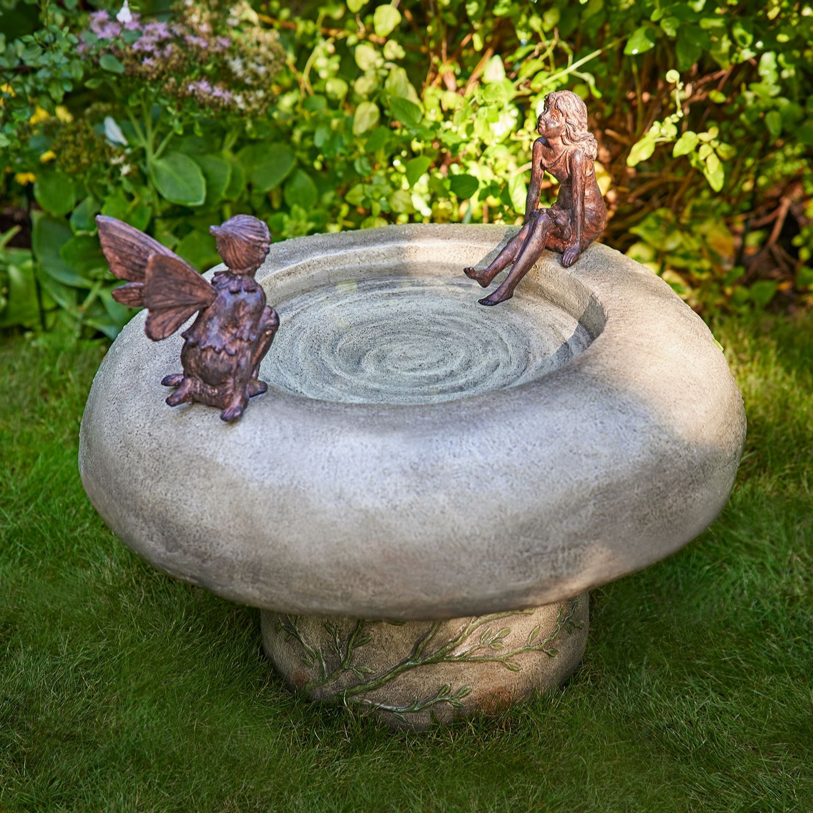 Outlet My Garden Stories Fairy Gathering Bird Bath - QVC UK