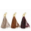 Groovz Universal 3  in 1 Charging Tassel Clip with USB-C Lightning & MicroUSB