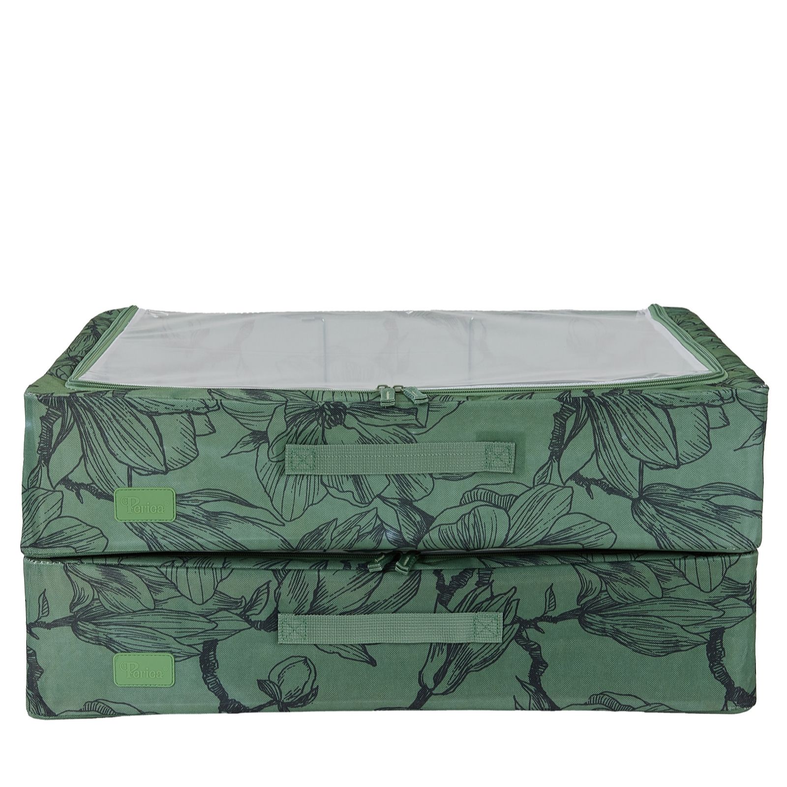 Periea Set of 2 Slimline Underbed Storage Boxes with Side Window