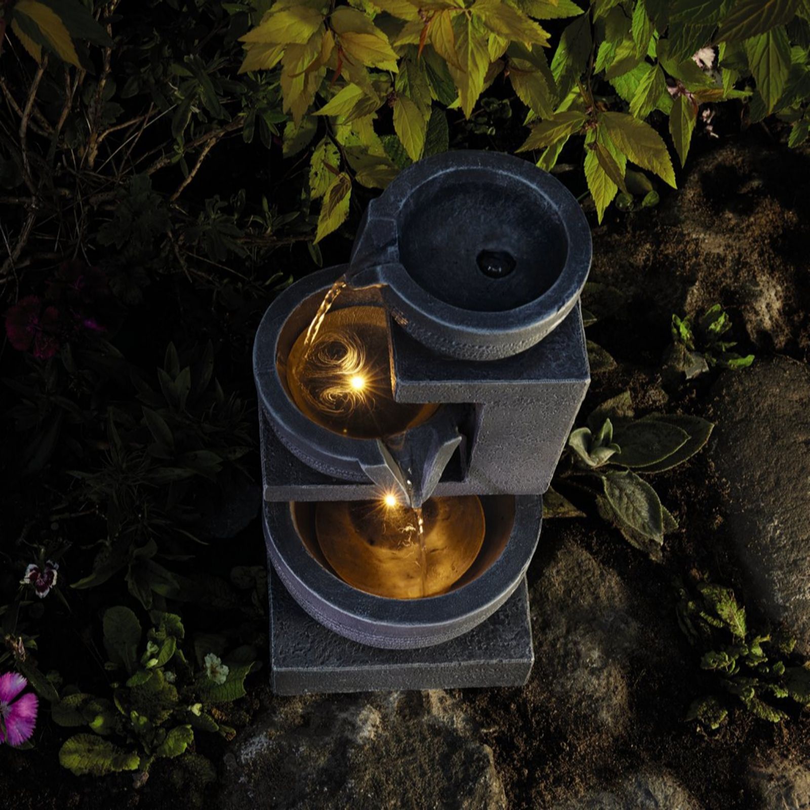 Thompson & Morgan Tiered Bowl Indoor/Outdoor Water Feature